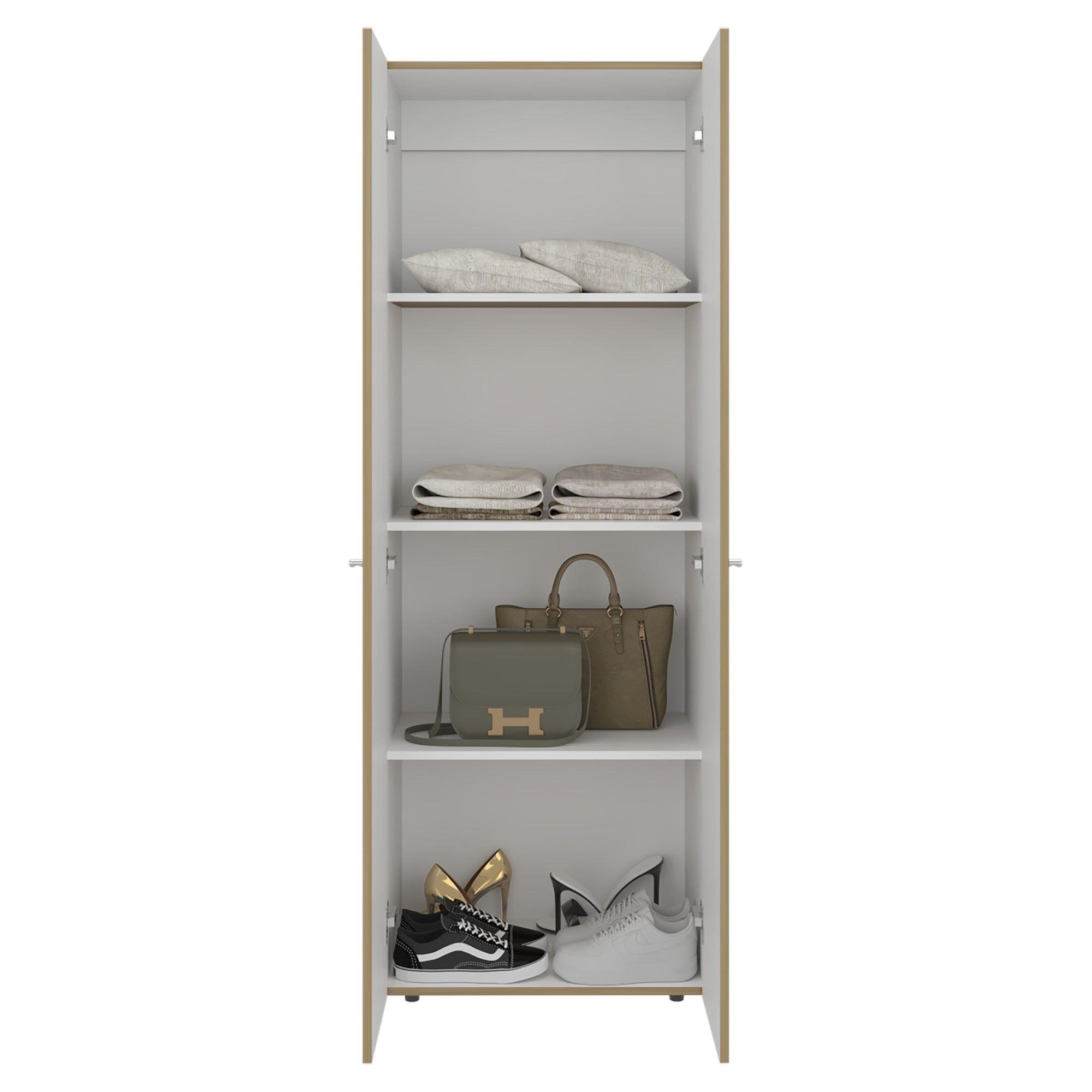 Closet  2 Puertas 170X60X40,2 Cm Cafe Claro-2