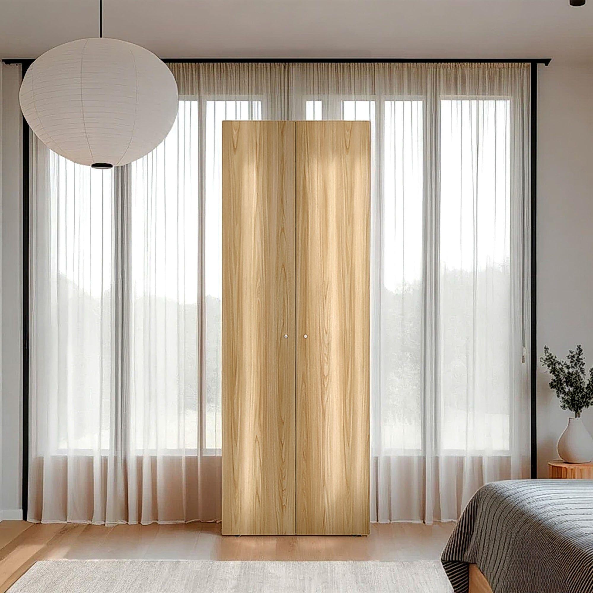 Closet  2 Puertas 170X60X40,2 Cm Cafe Claro-4