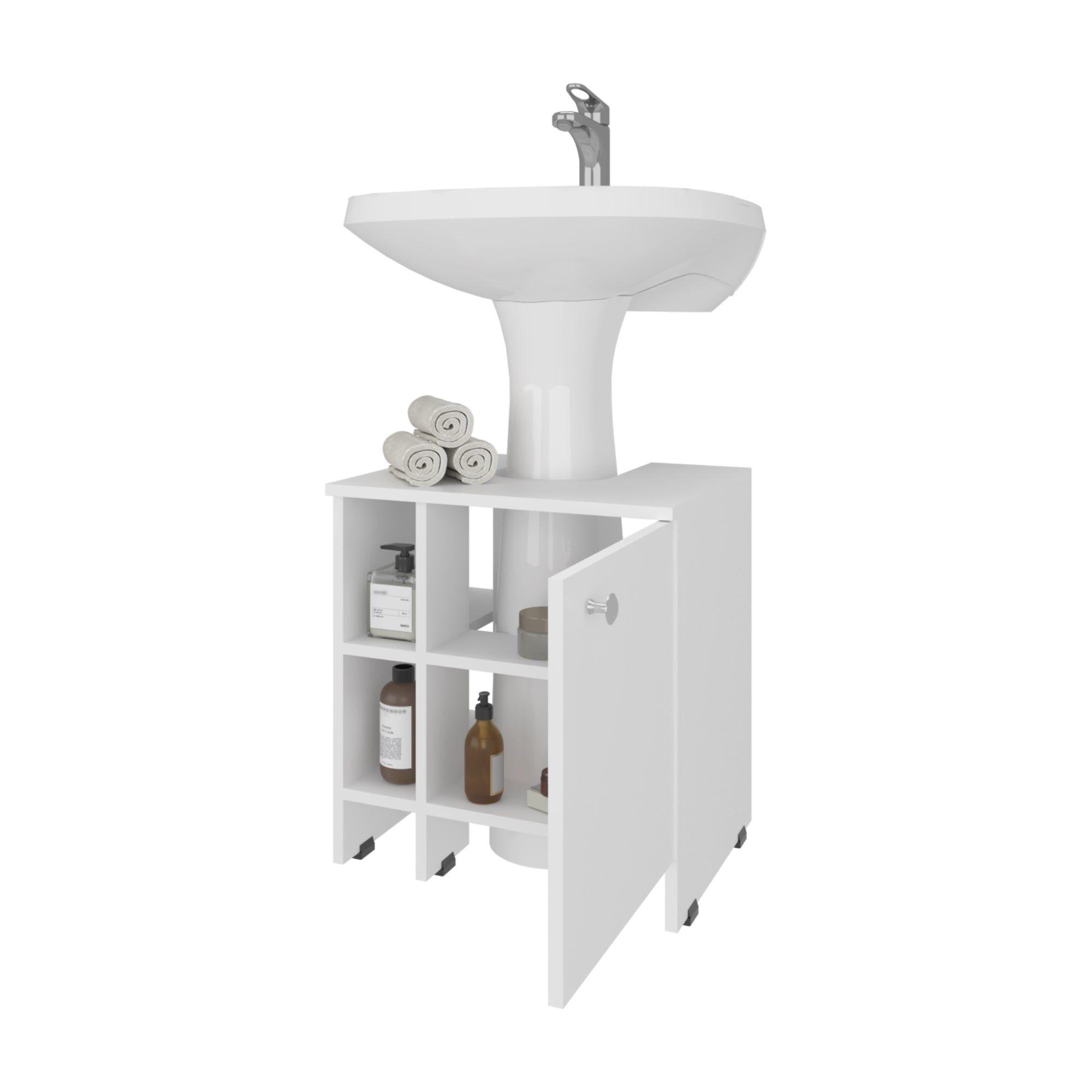 MUEBLE BAÑO PARA LAVAMANOS 1 PUERTA BLANCO-3