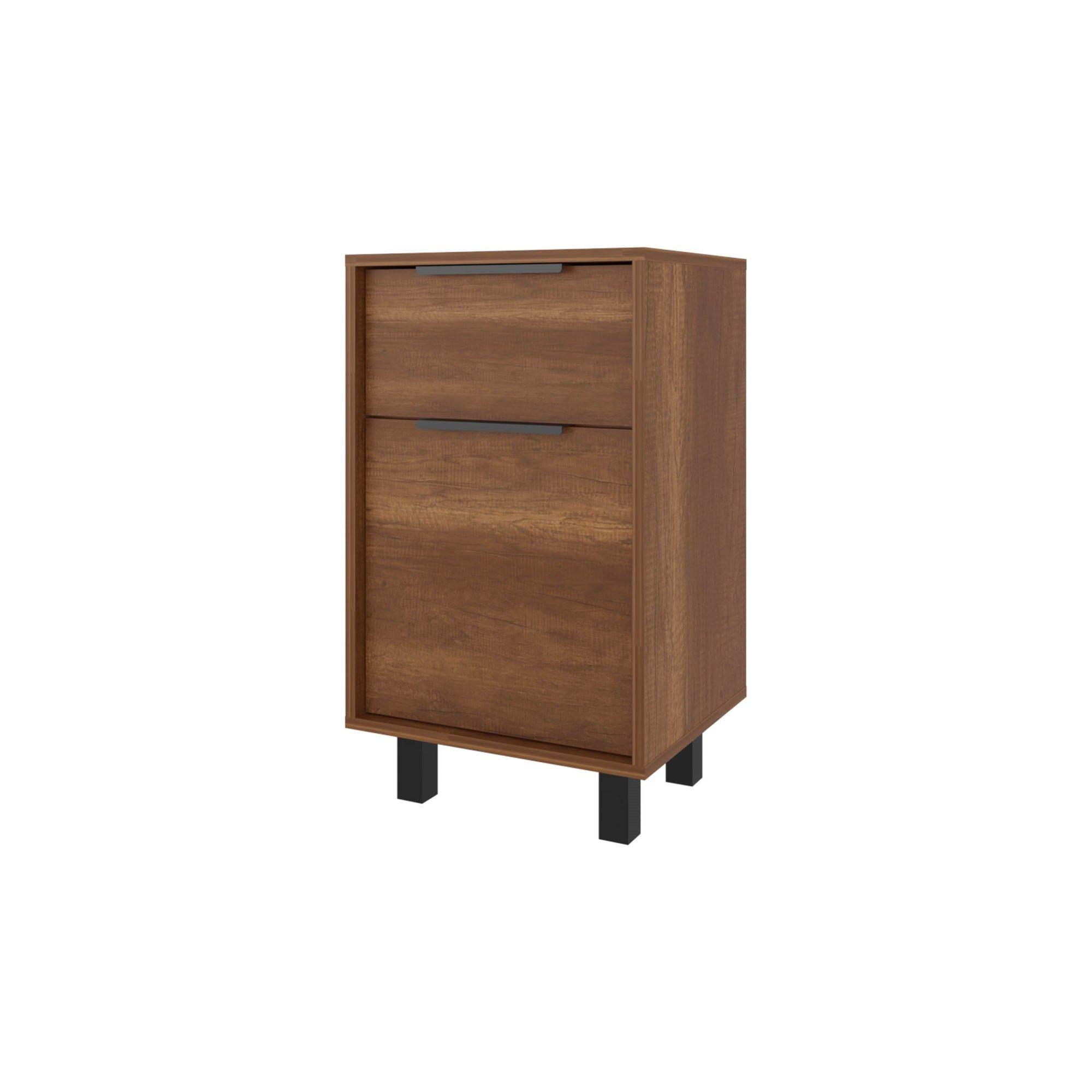 VELADOR 1 CAJÓN 1 PUERTA FM-002O - CAFÉ OSCURO-0