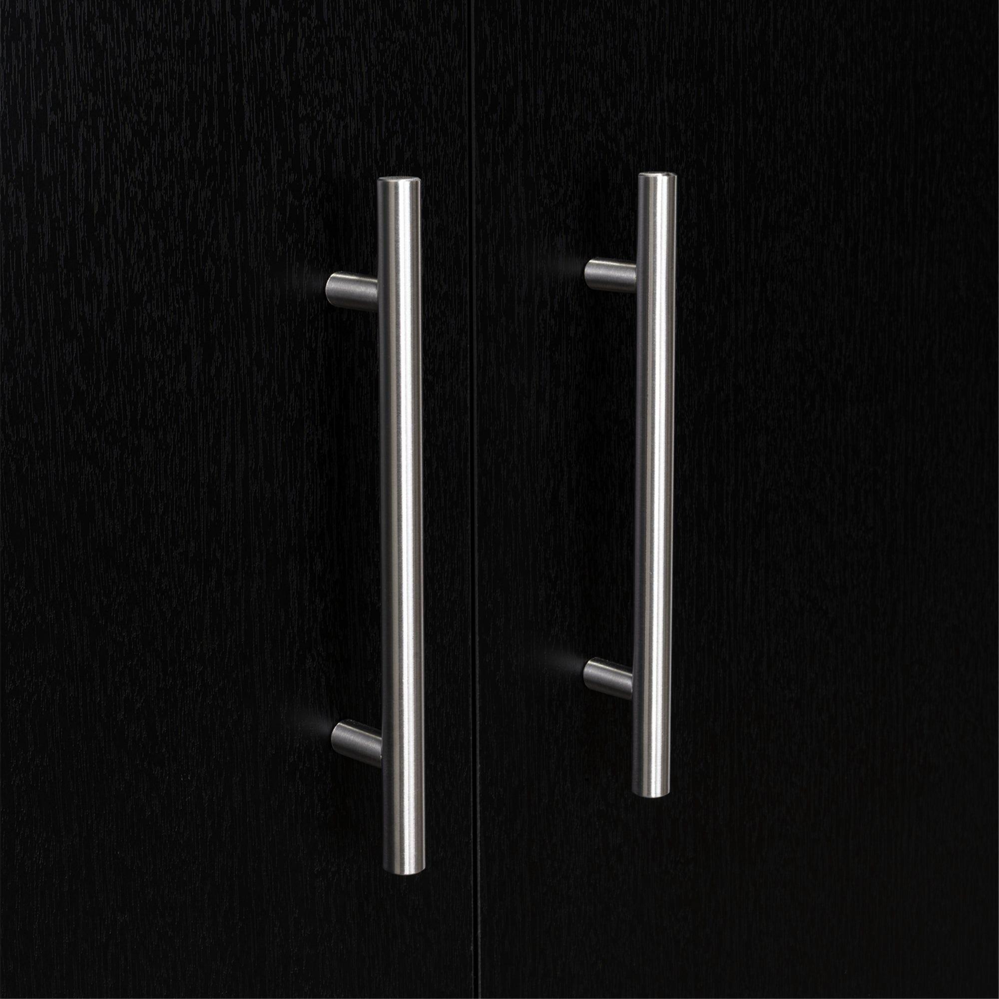 Closet 2 Puertas Fm Melmaina 180X80X48 Cm Negro-4