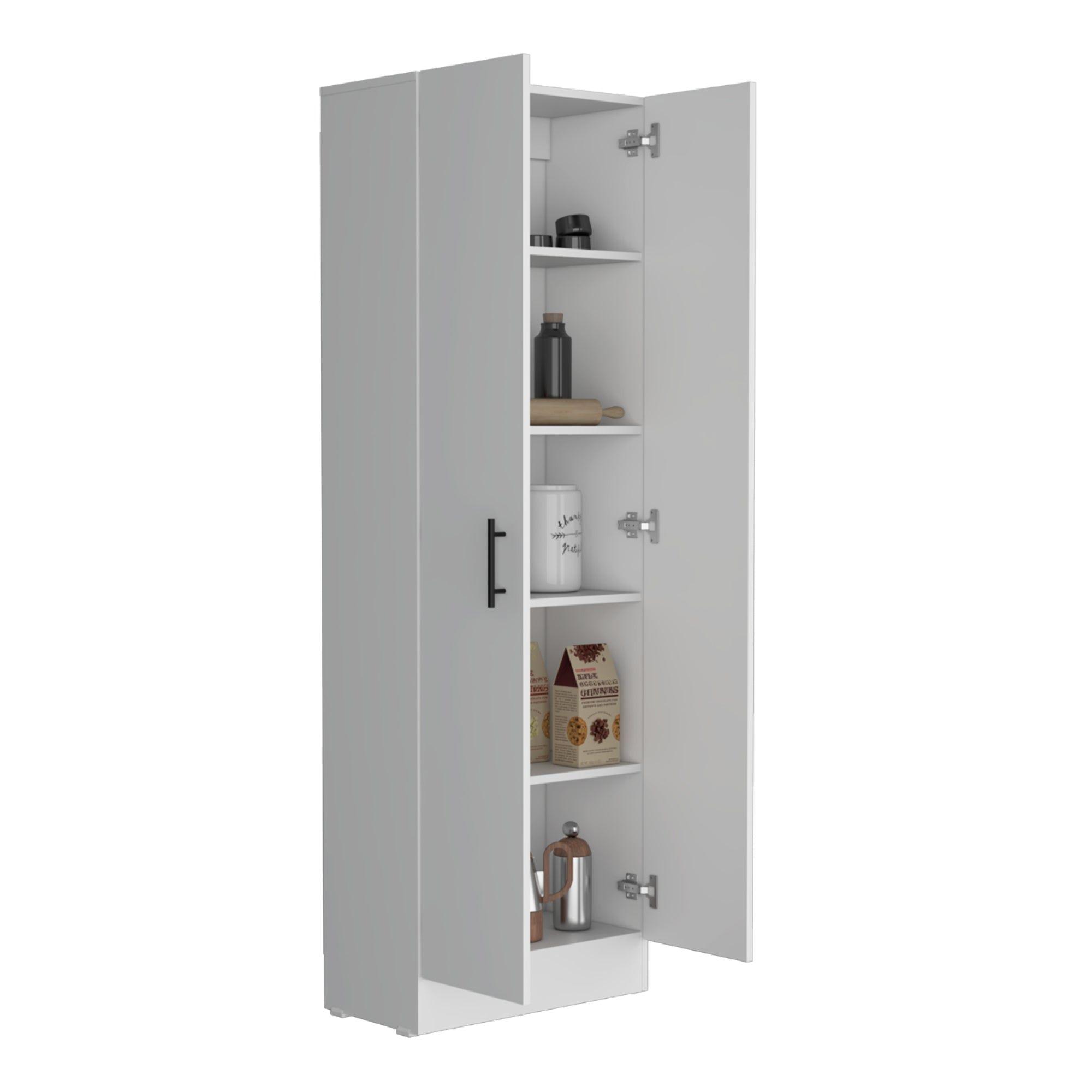 Mueble Despensa Multiusos 170X56X30,2 Cm Blanco-3