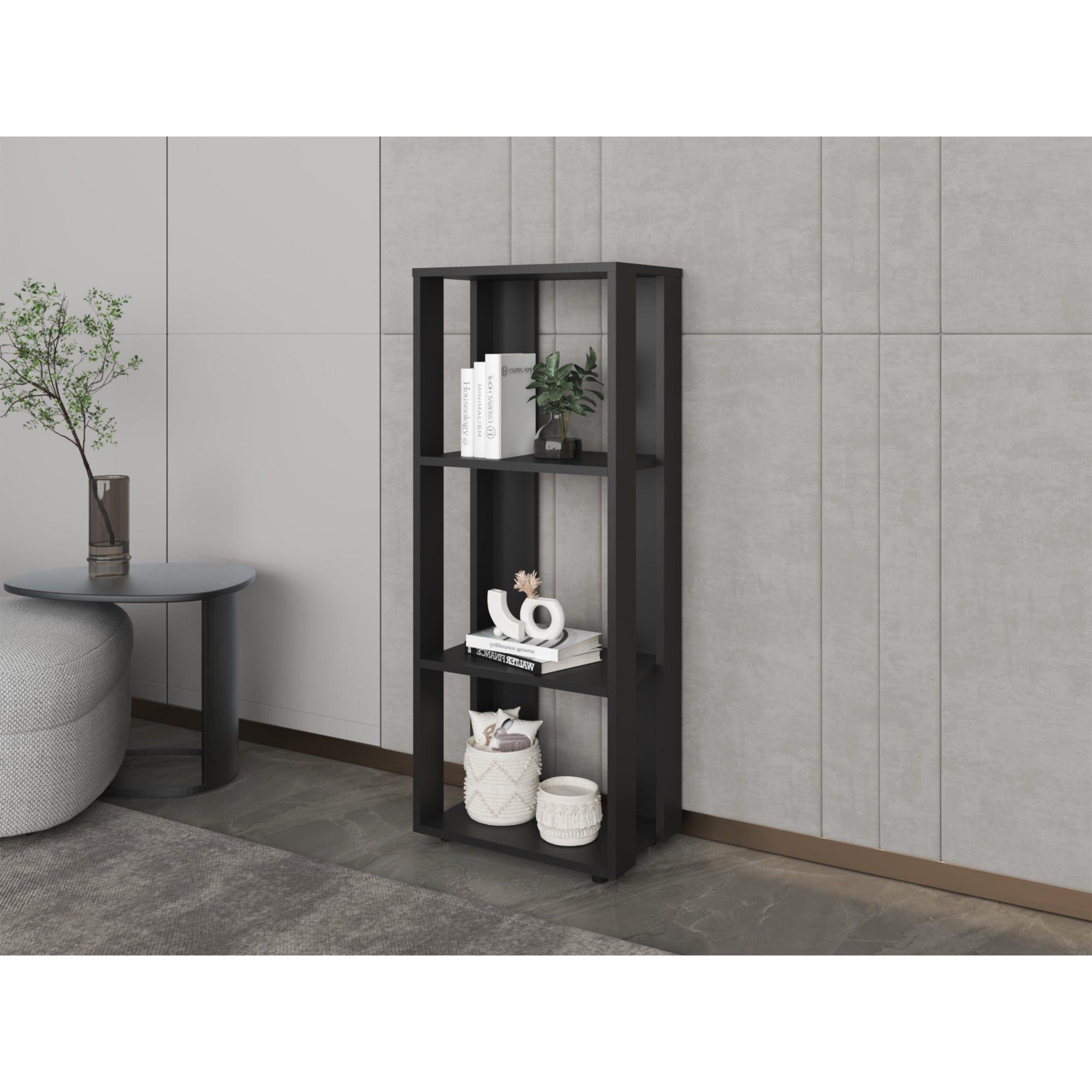 ESTANTE 2 REPISAS FM-004W - NEGRO-4