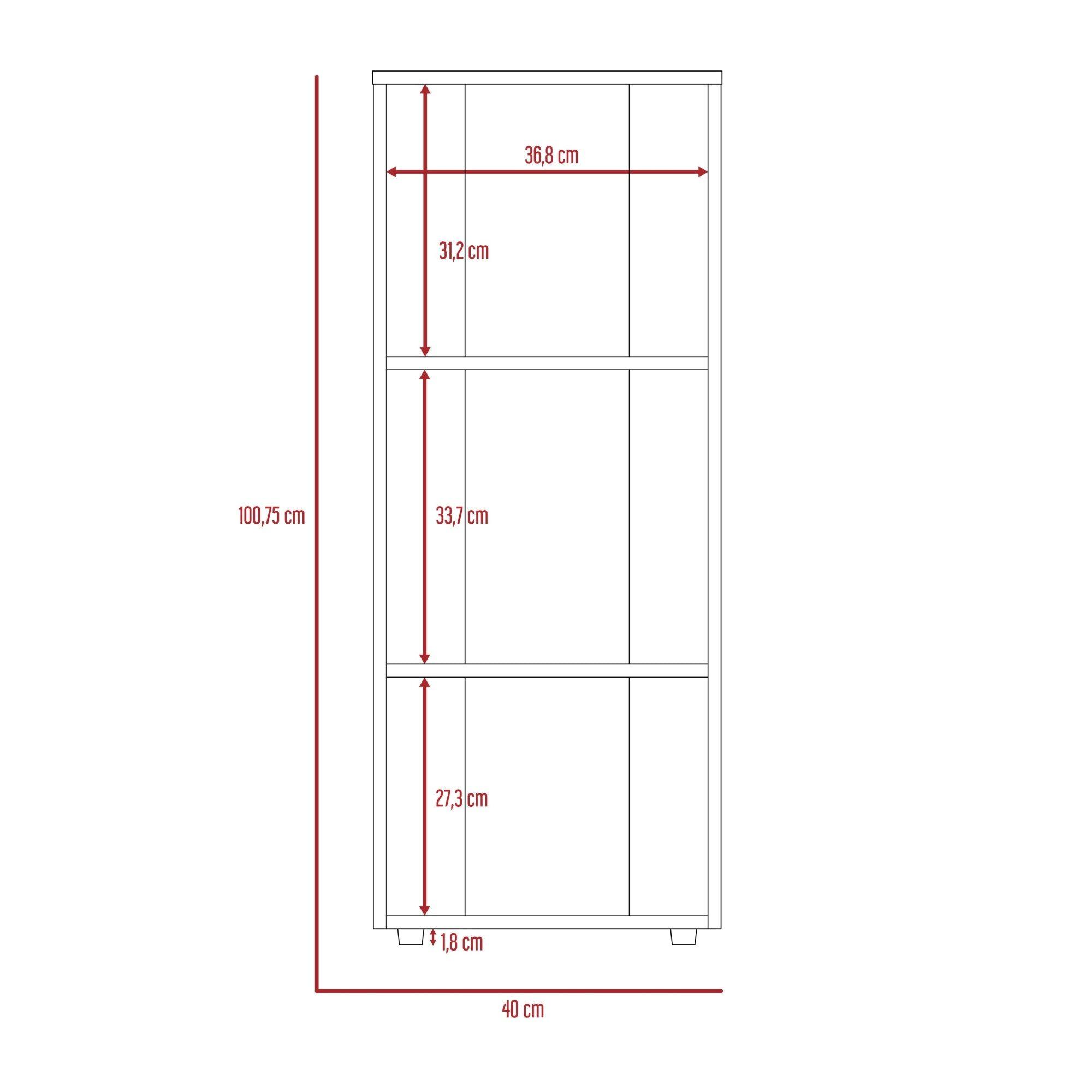ESTANTE 2 REPISAS FM-004W - NEGRO-6
