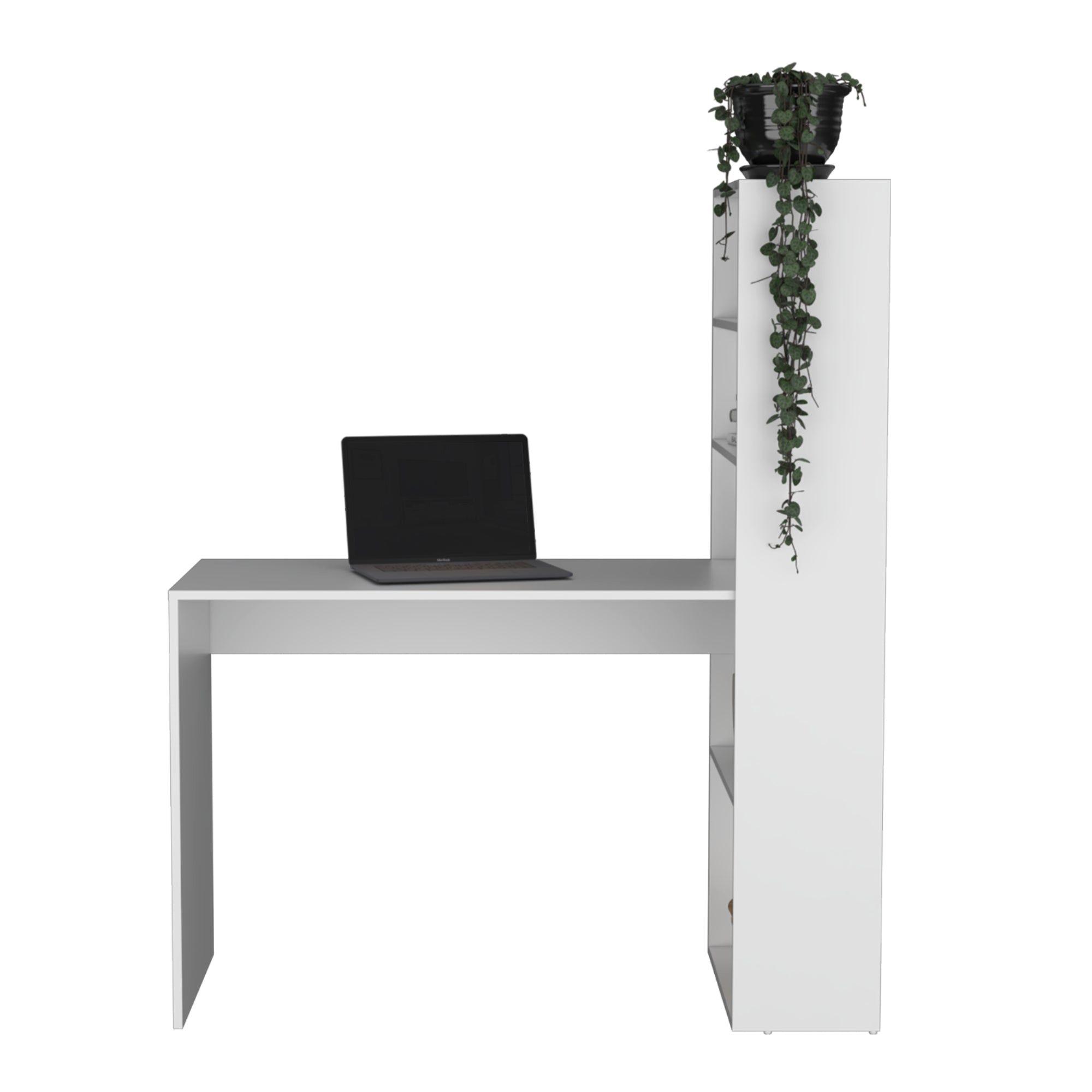 ESCRITORIO BIBLIOTECA 144X120X53 CM FM-050B BLANCO-3