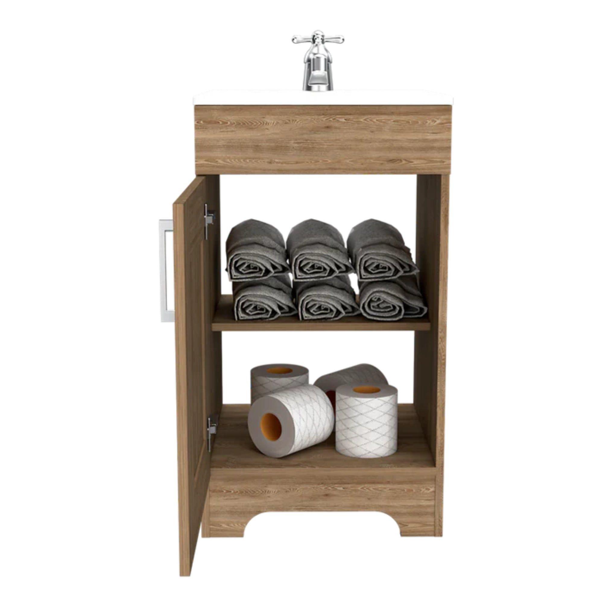MUEBLE VANITORIO PISO 1 PUERTA FM-002C CAFÉ CLARO-2