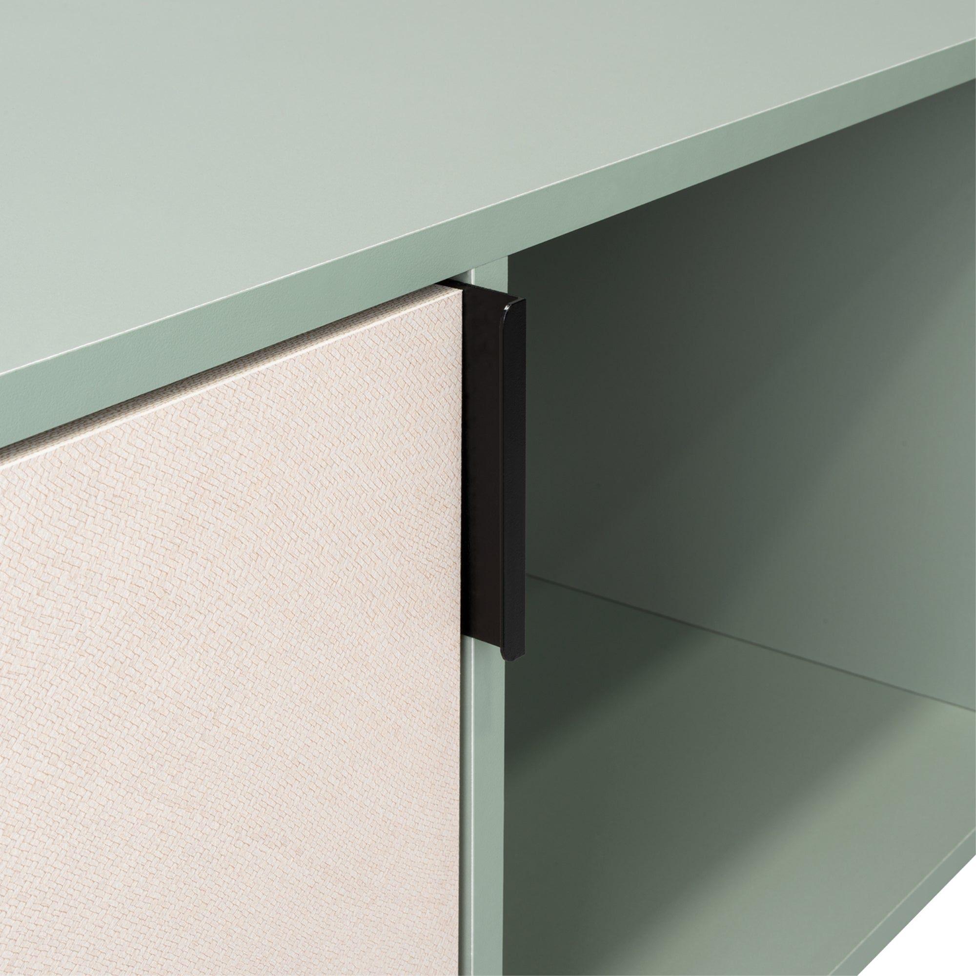 Rack Tv 65" 1 Puerta Verde Azulado-9