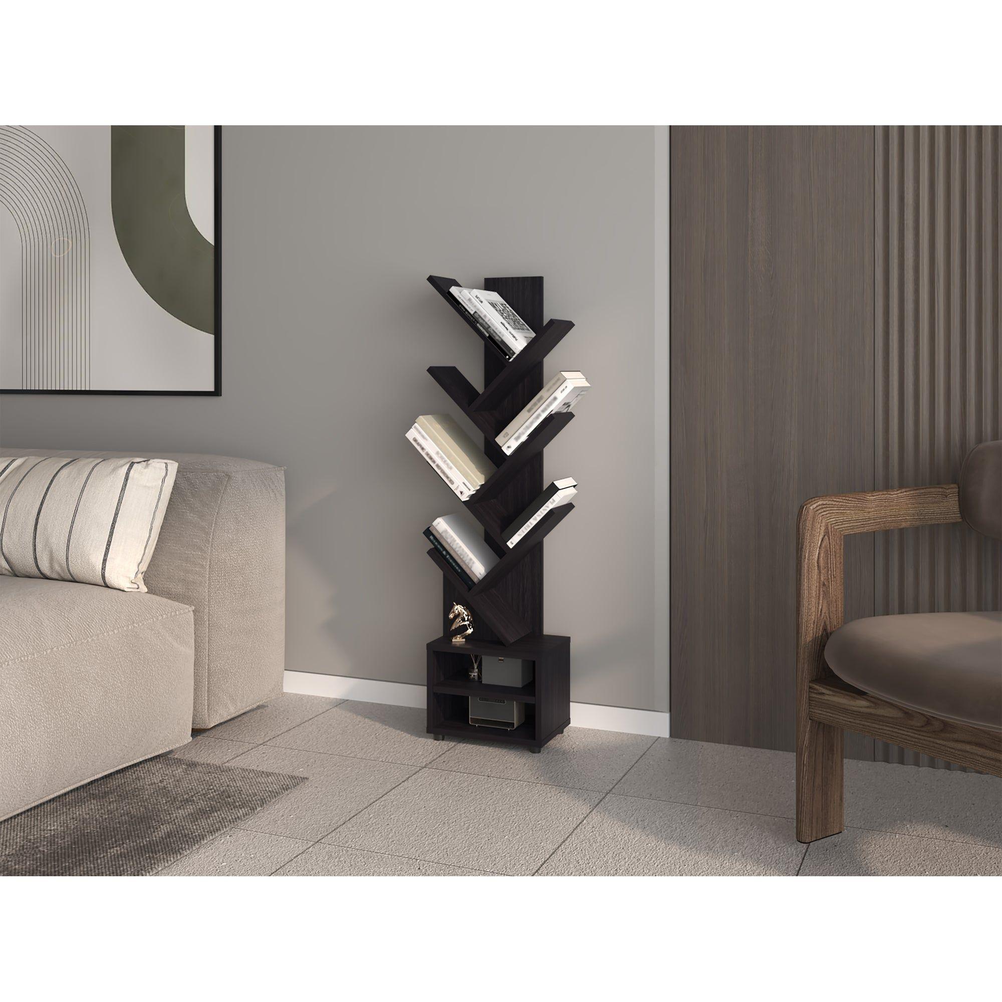 Librero 116,1X30,5X21 Cm Negro-4
