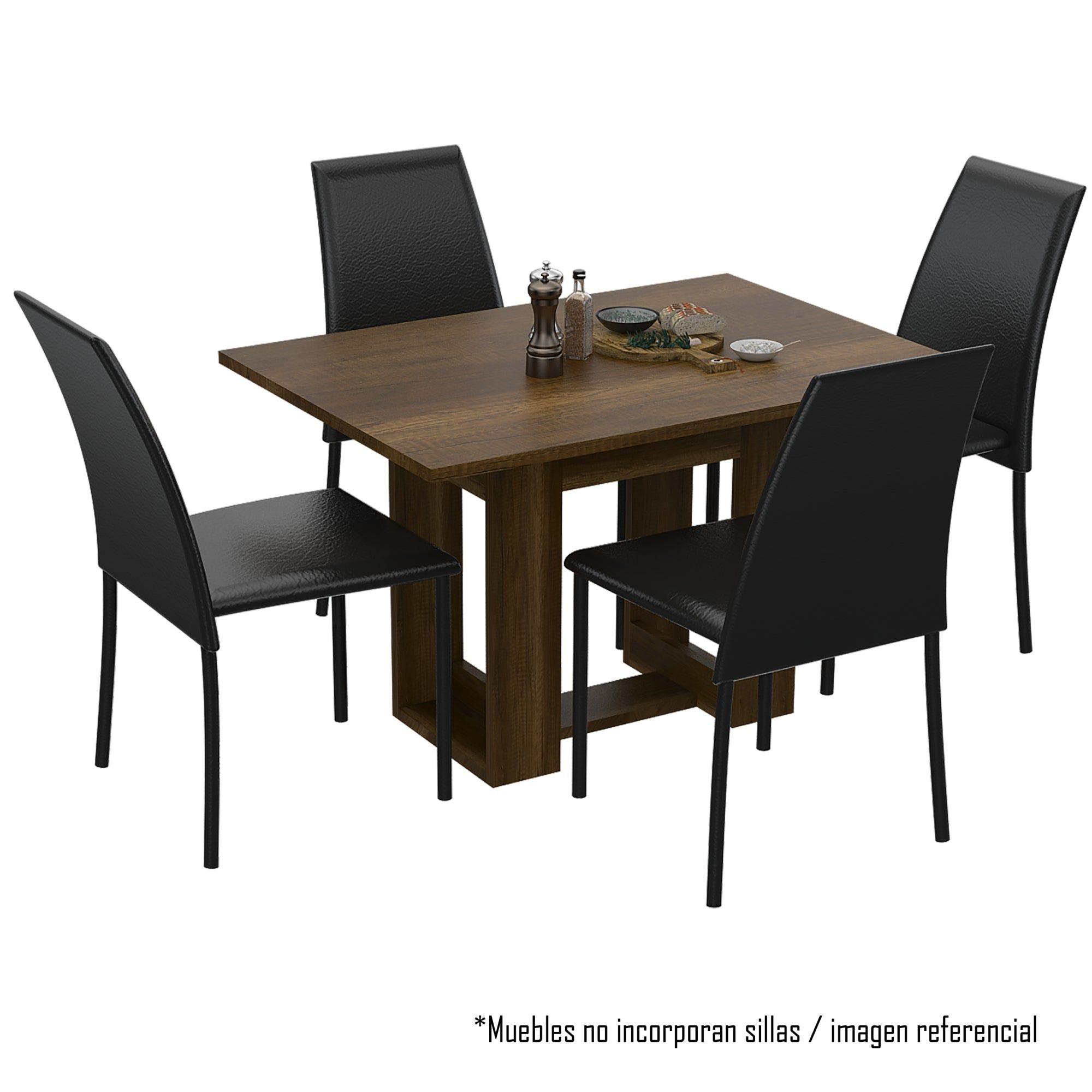 MESA DE COMEDOR FM-003O CAFÉ OSCURO-2