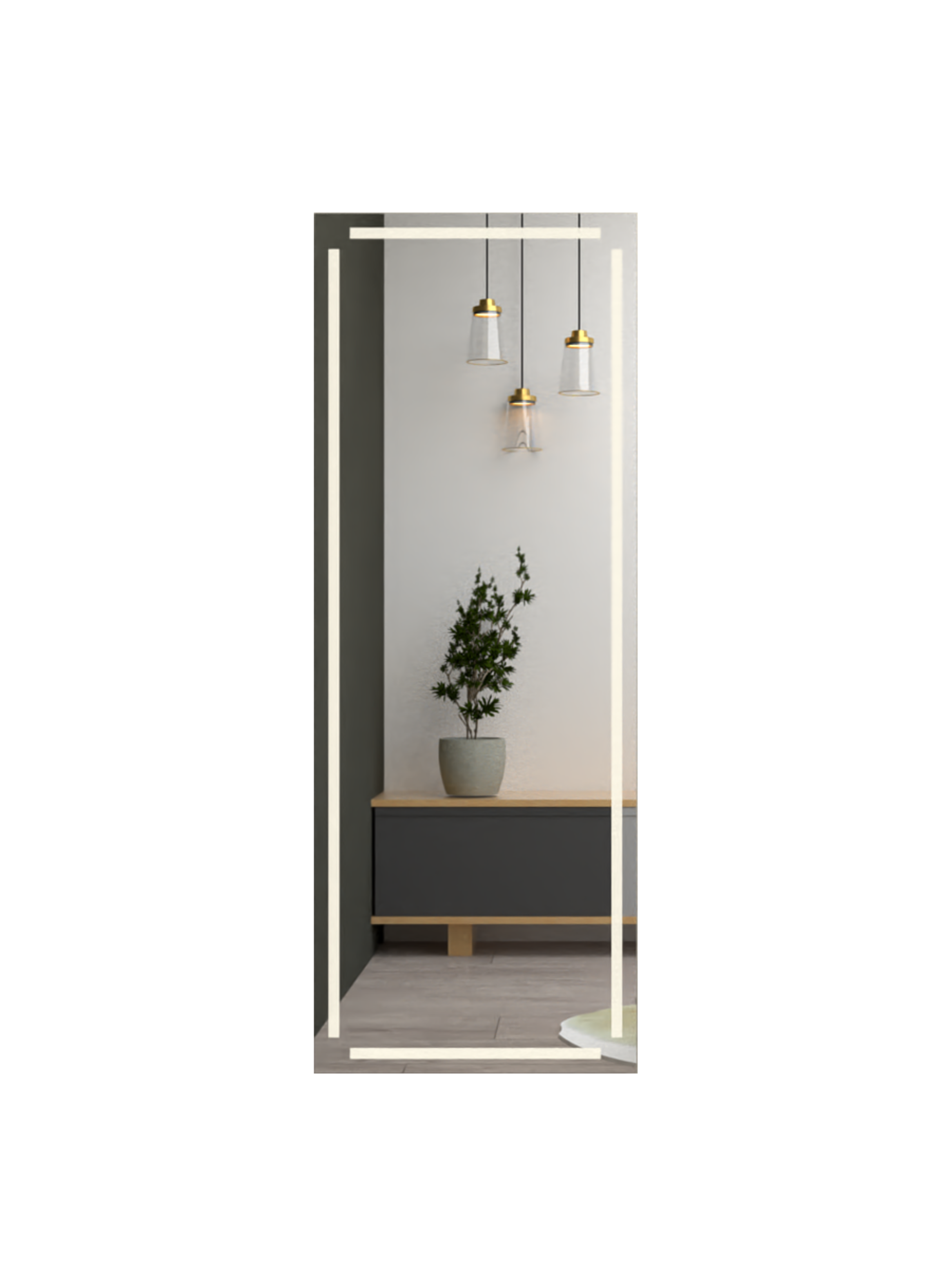 Espejo Lugo Rectangular 45x130 cm-2