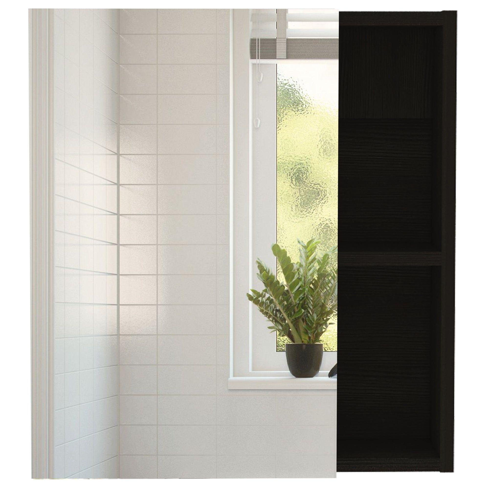 BOTIQUIN CON ESPEJO 1 PUERTA FM-017N - NEGRO-1