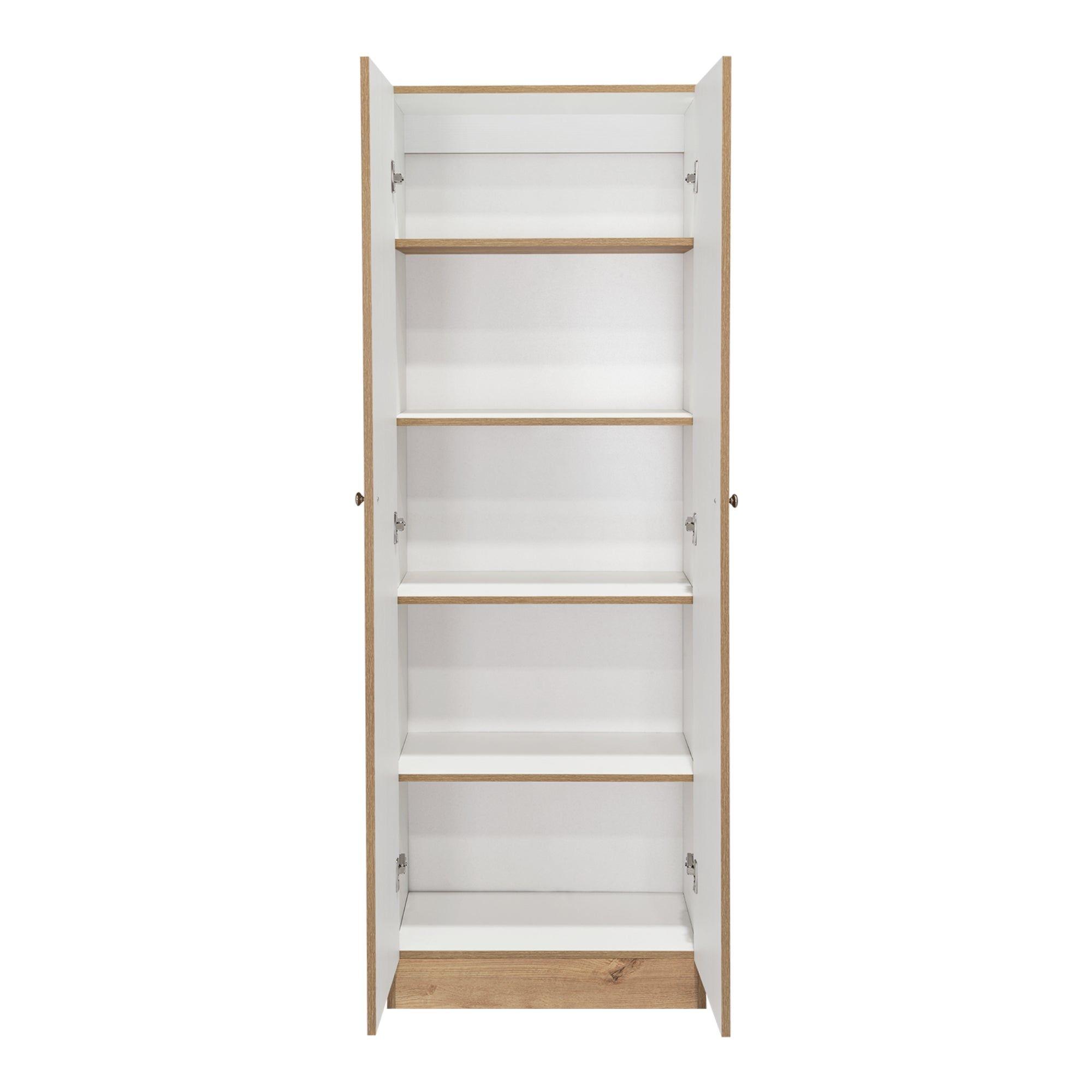 Closet 2 Puertas 5 Repisas Fm-010C Café Claro-4