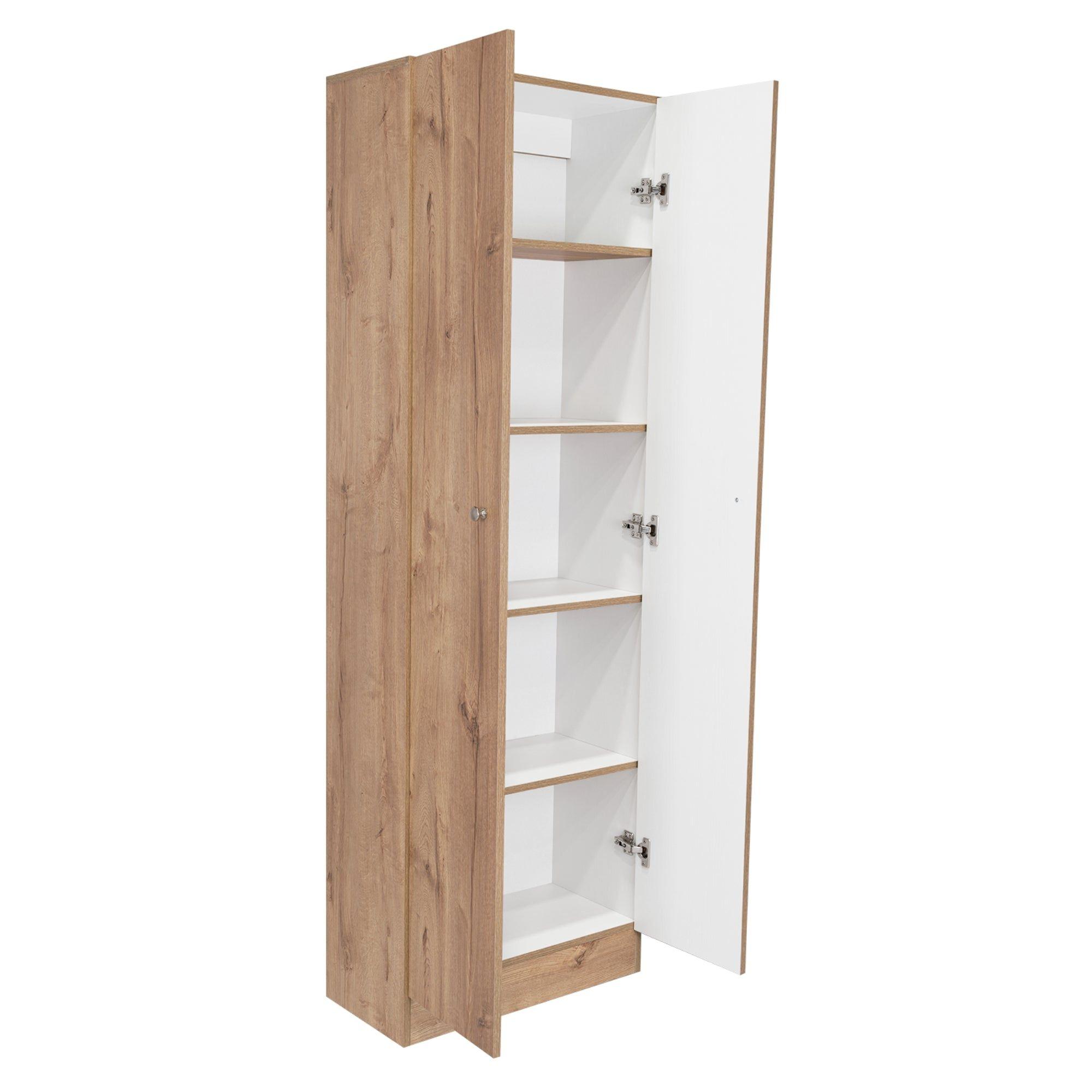 Closet 2 Puertas 5 Repisas Fm-010C Café Claro-5