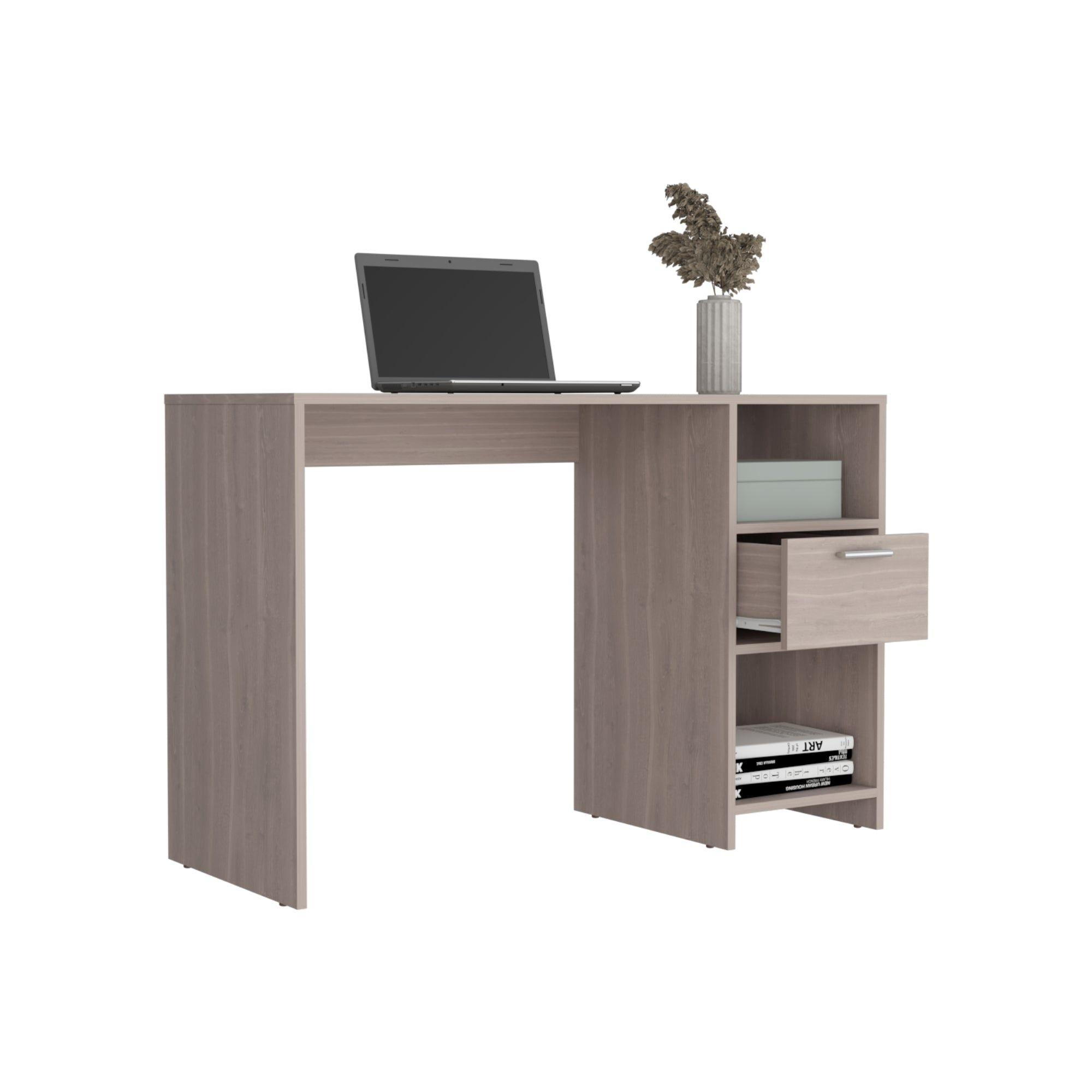 Escritorio Fm Con 1 Cajon 73X110X43,3 Cm Beige-2