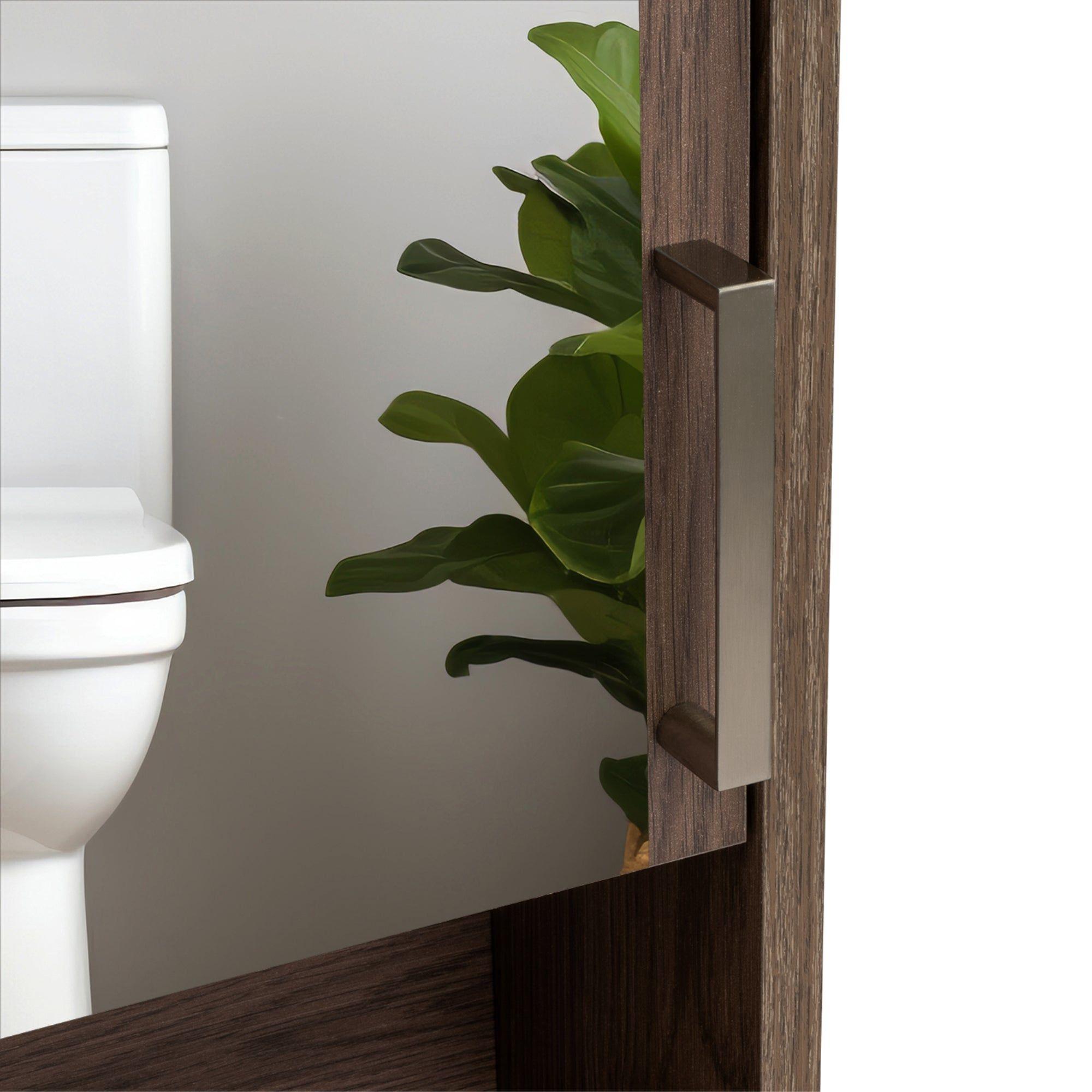 Botiquin 1 Puerta 60X46,5X13,6 Cm Café Oscuro-4