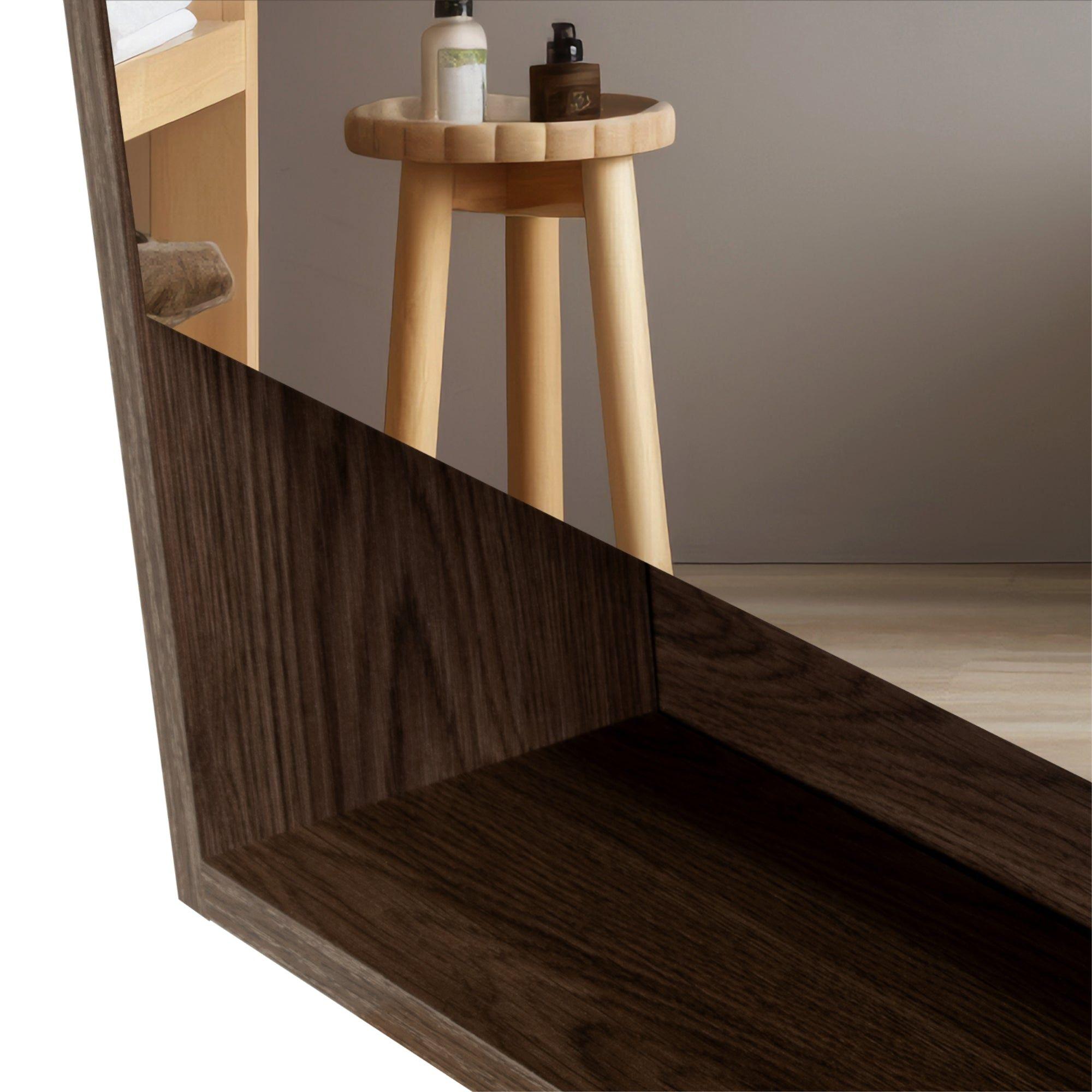 Botiquin 1 Puerta 60X46,5X13,6 Cm Café Oscuro-6