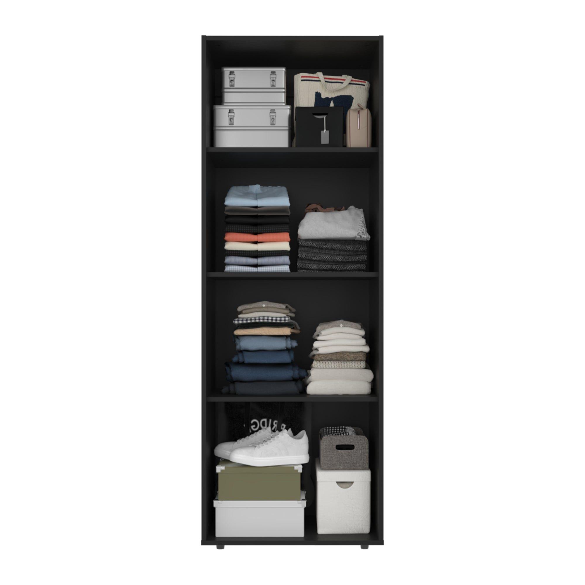 Closet 3 Puertas 170X60X40,2 Cm Negro-8