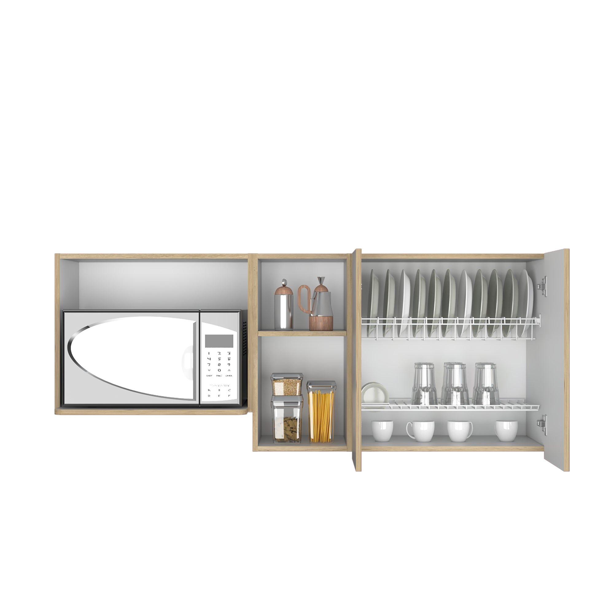 Mueble Superior De Cocina 62X150X34,5 Cm Café Claro-3