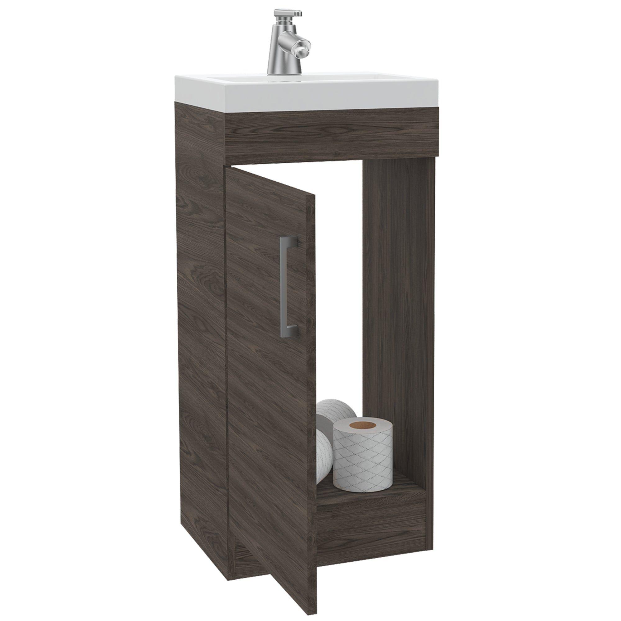 MUEBLE VANITORIO PISO 1 PUERTA FM-005O CAFÉ OSCURO-3