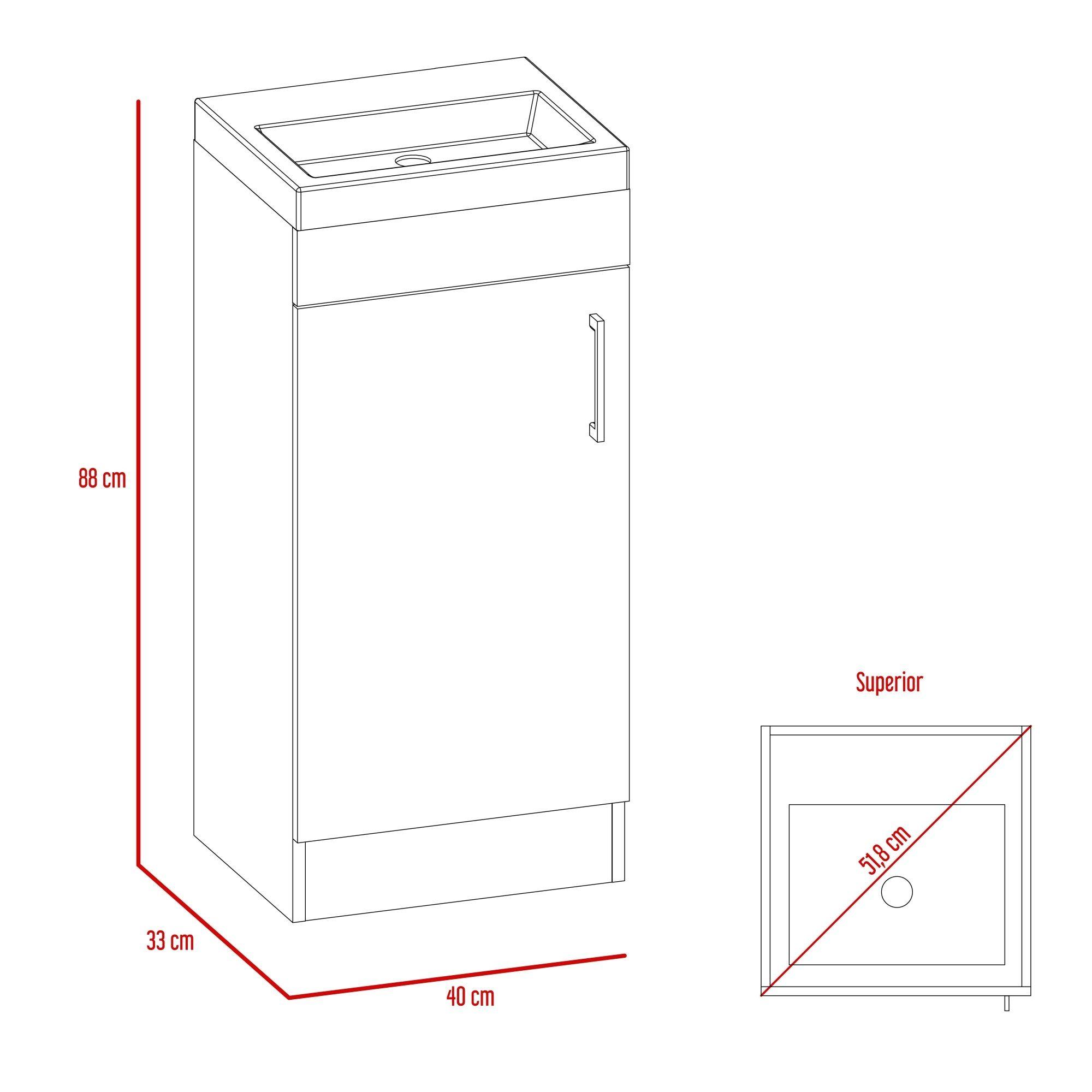 MUEBLE VANITORIO PISO 1 PUERTA FM-005O CAFÉ OSCURO-6