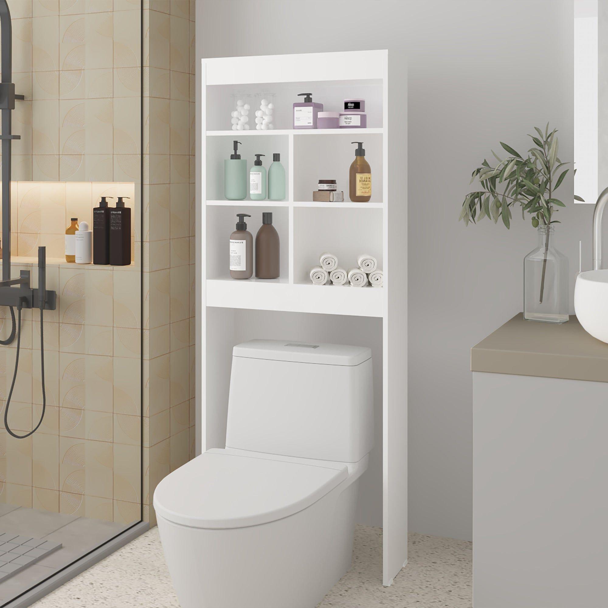 ESTANTE WC 5 REPISAS BLANCO-4