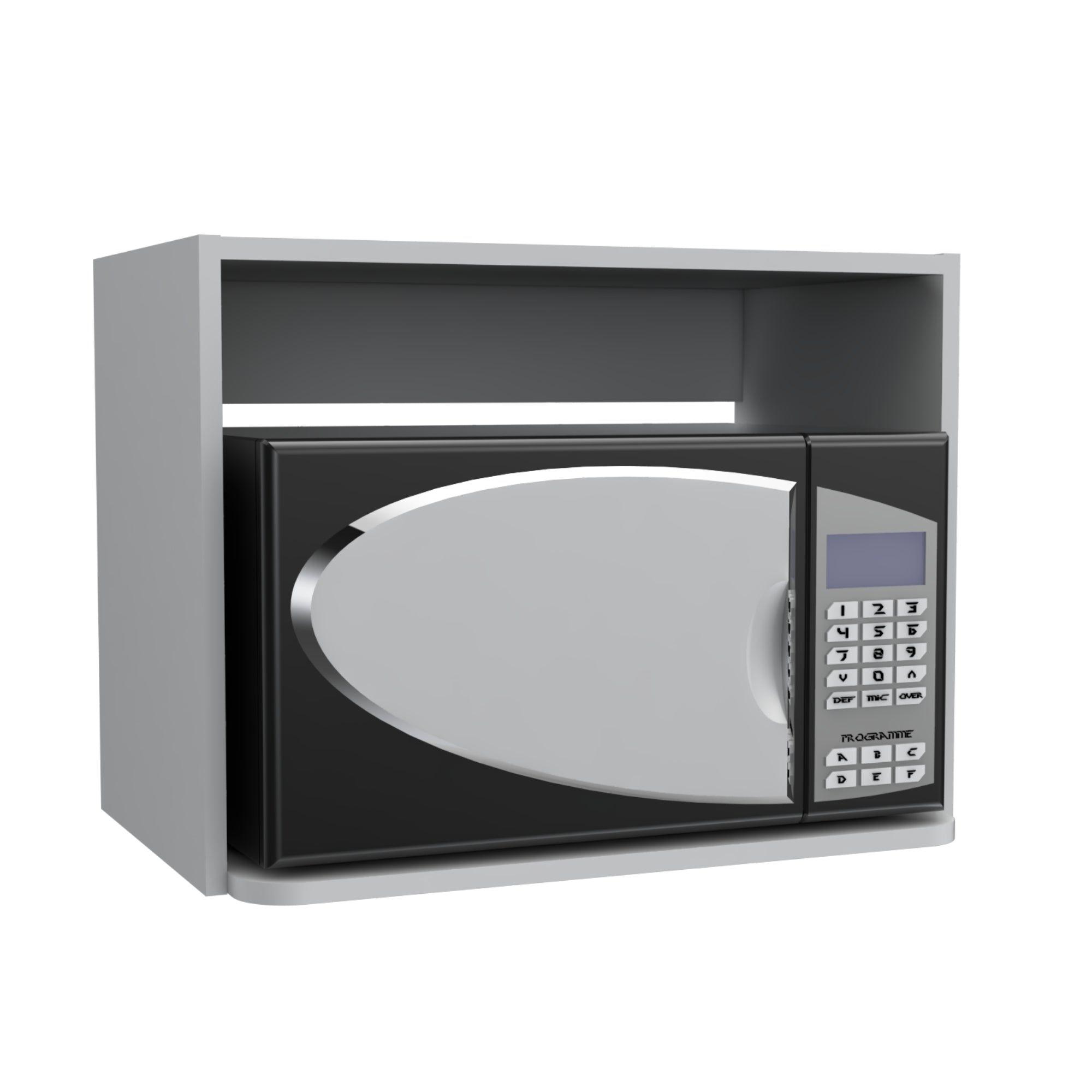 Mueble Para Microondas 60X45X40 Cm Blanco-3
