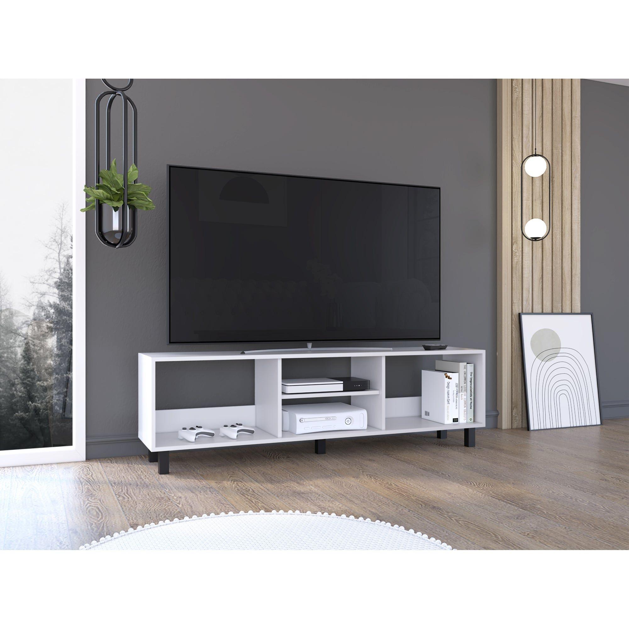 RACK TV 70" MULTIUSOS FM-042B - BLANCO-4