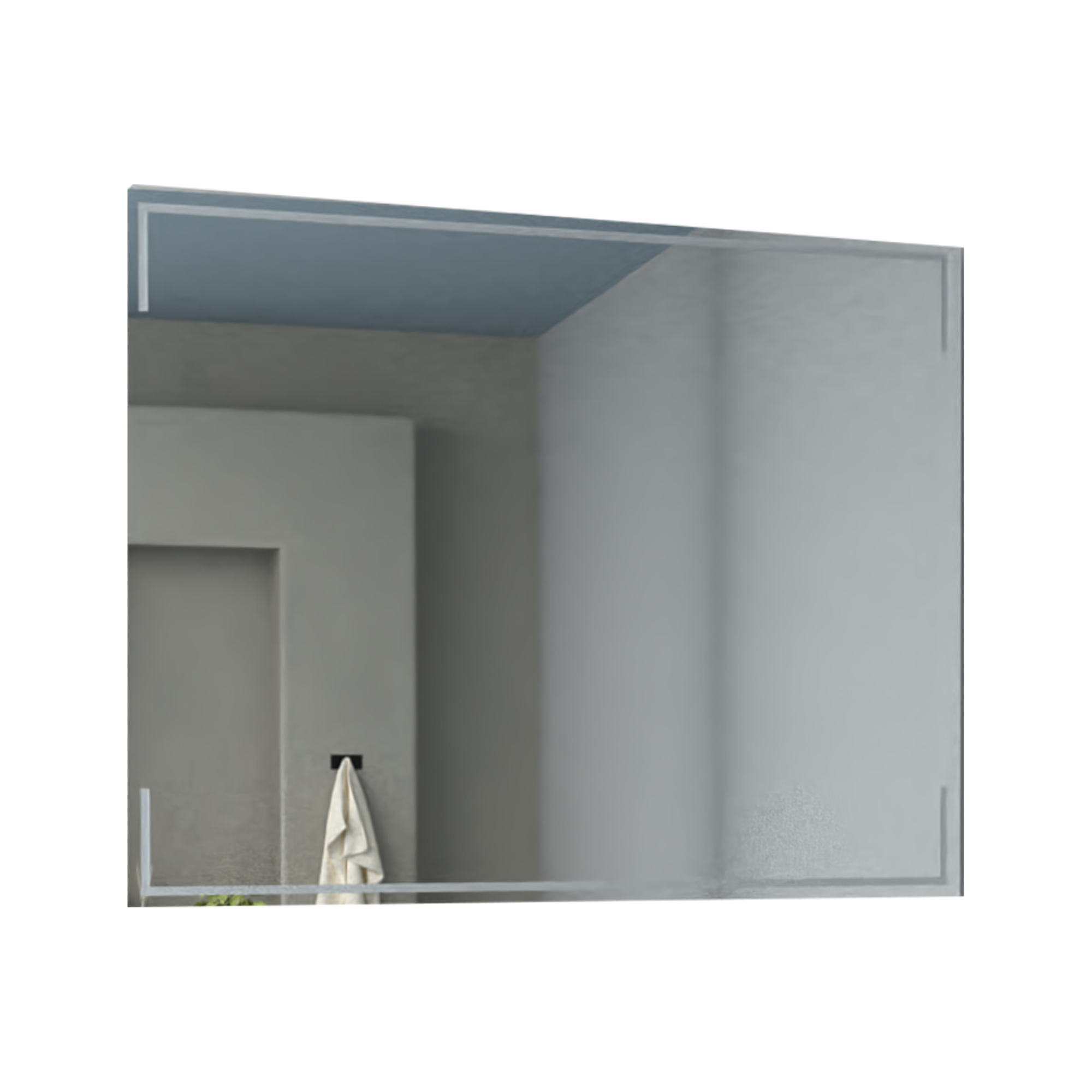 Espejo Terranova Rectangular 100x80 cm-4