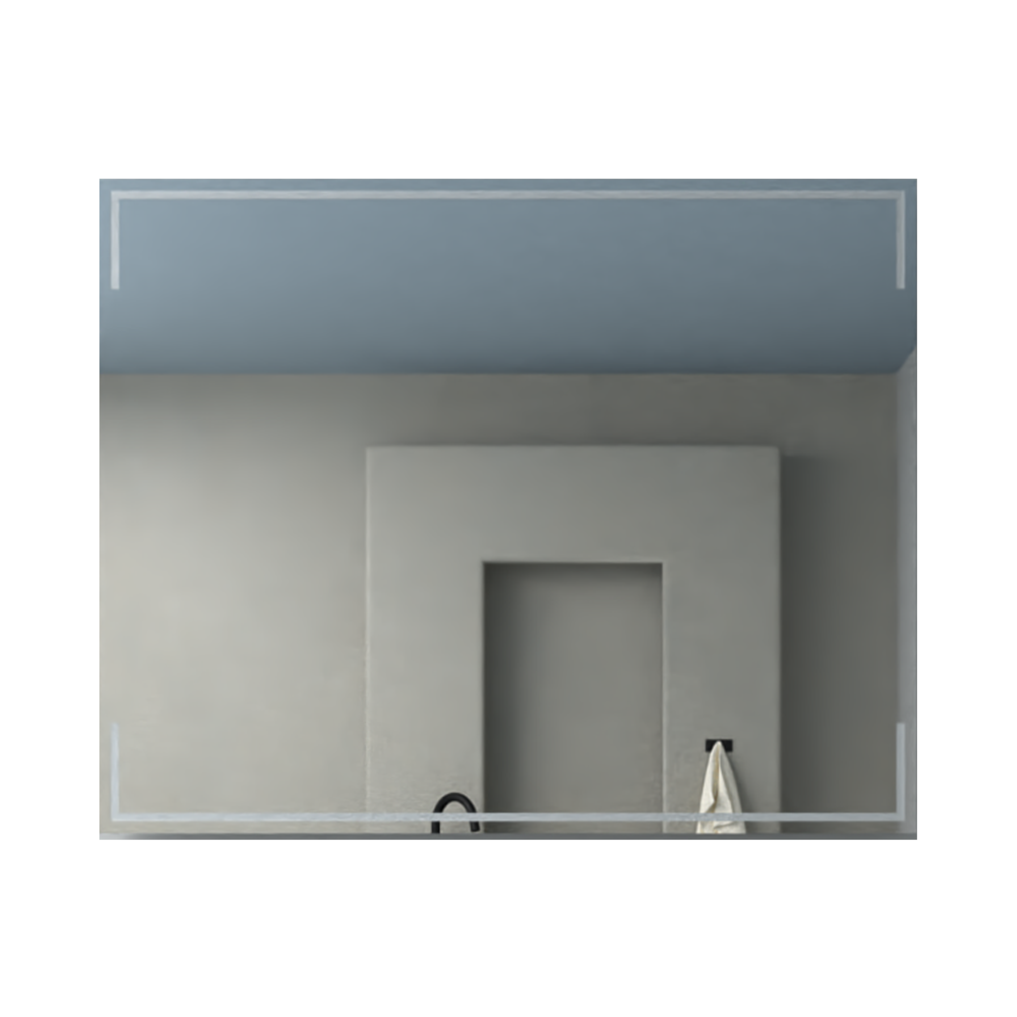 Espejo Terranova Rectangular 100x80 cm-5