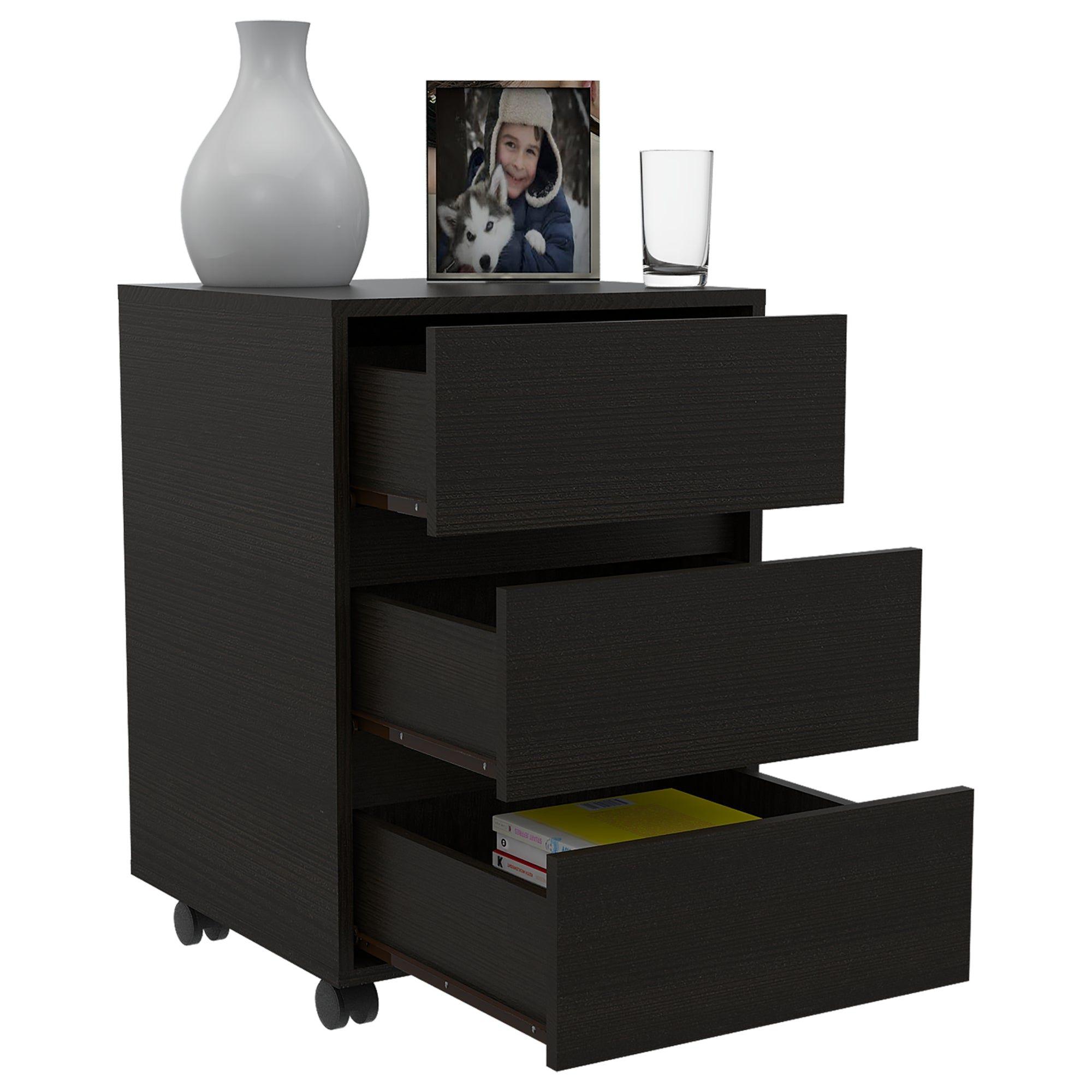 CAJONERA CON RUEDAS FM-007N NEGRO-2