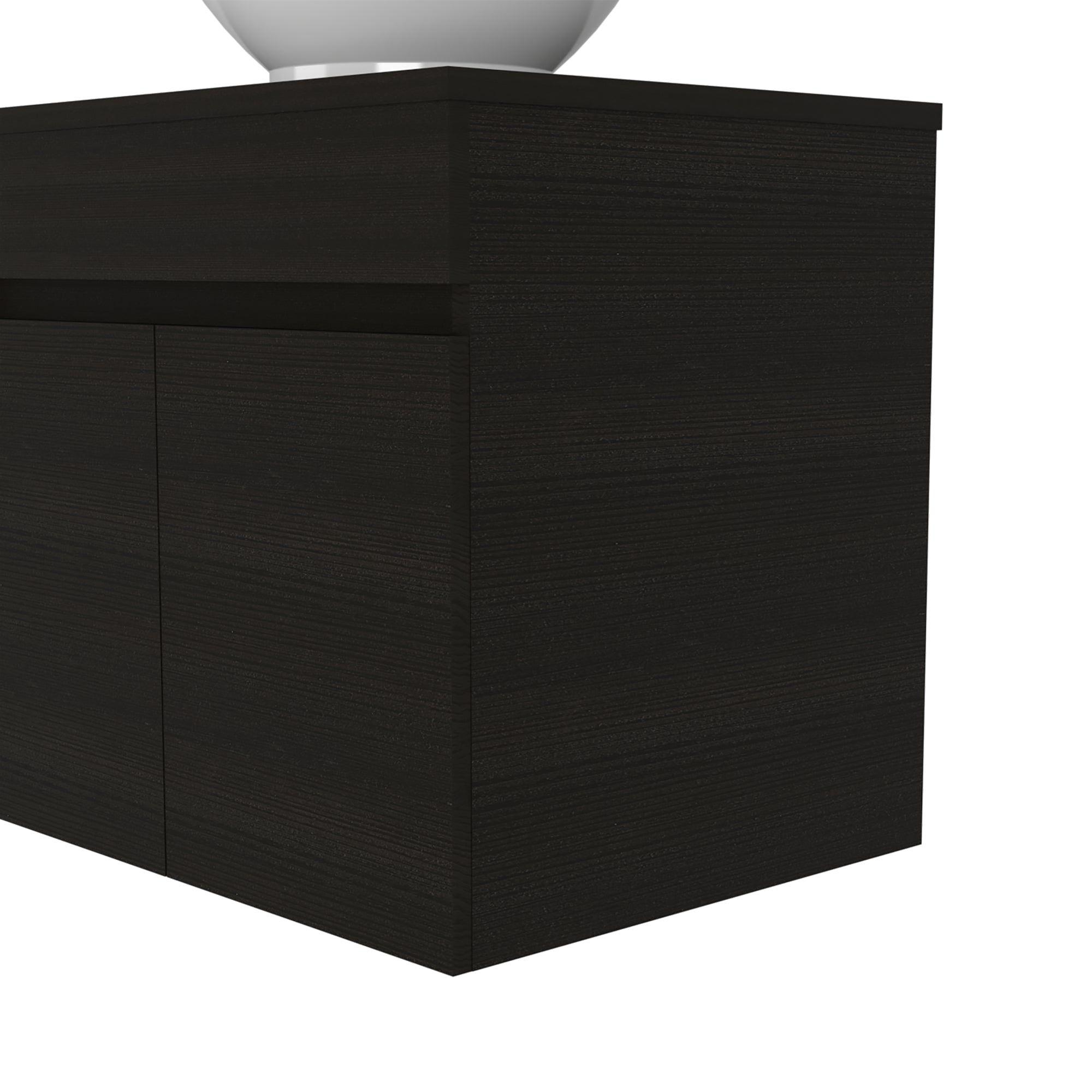 Mueble Vanitorio 2 Puerta Fm-001 Negro-5