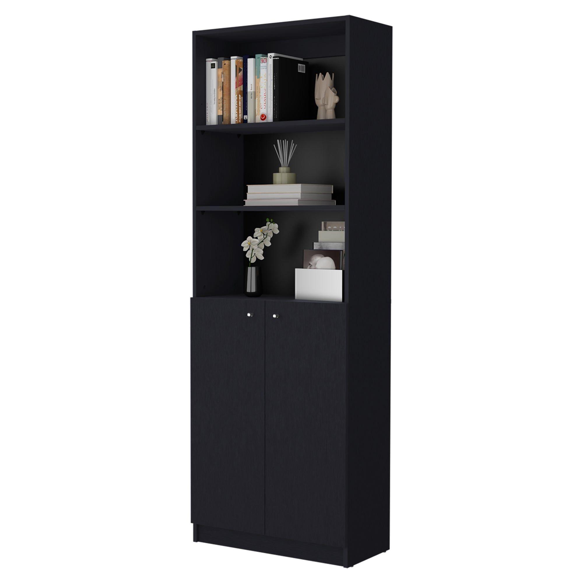 ESTANTE 2 PUERTAS FM-020N NEGRO-2