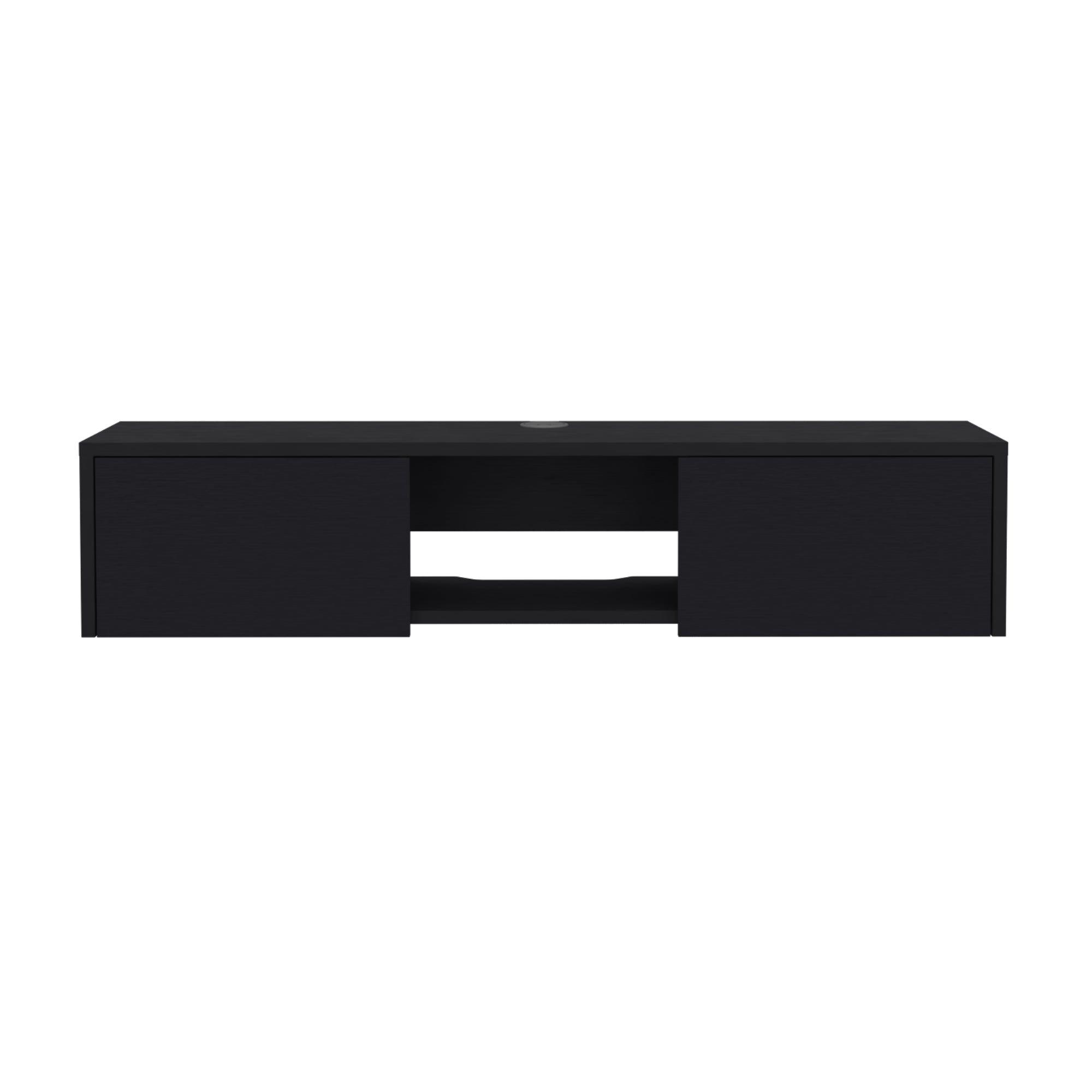 PANEL TV 49" CON 2 PUERTAS FM-011N - NEGRO-3