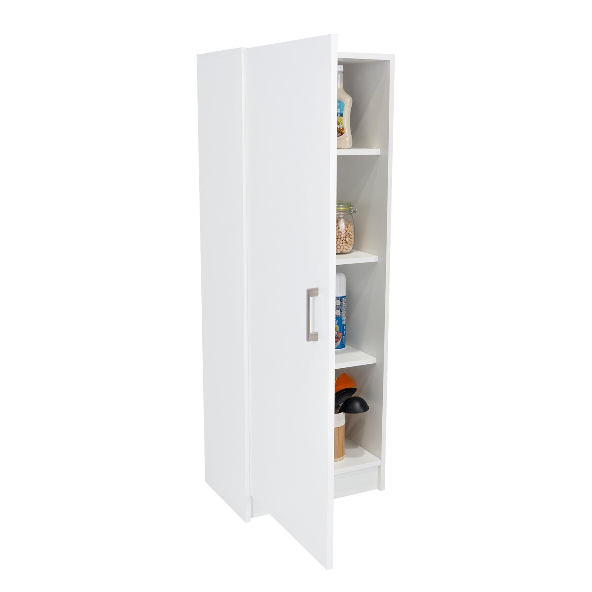 Despensa 1 Puerta 3 Repisas Blanco -3