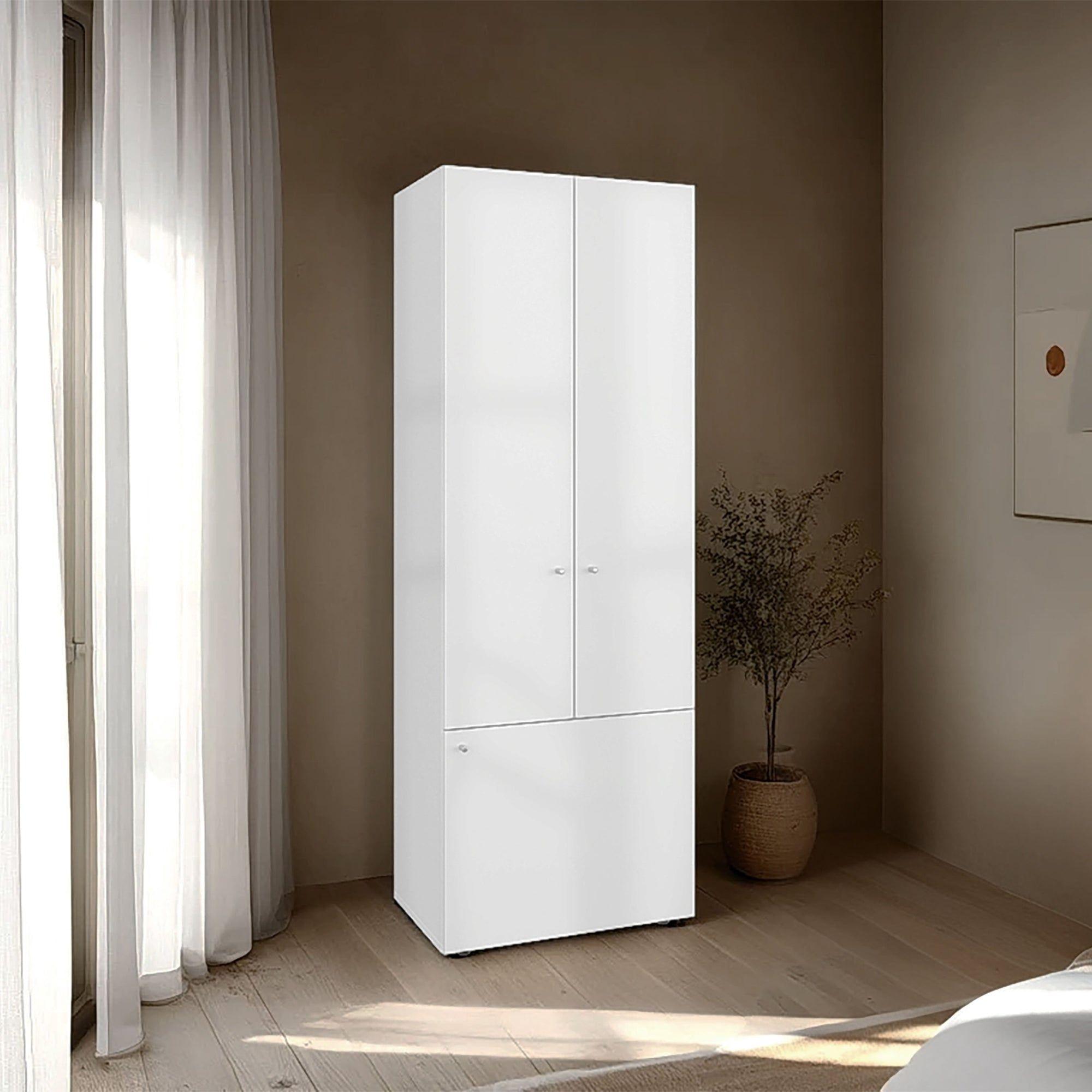 Closet 3 Puertas 170X60X40,2 Cm Blanco-4