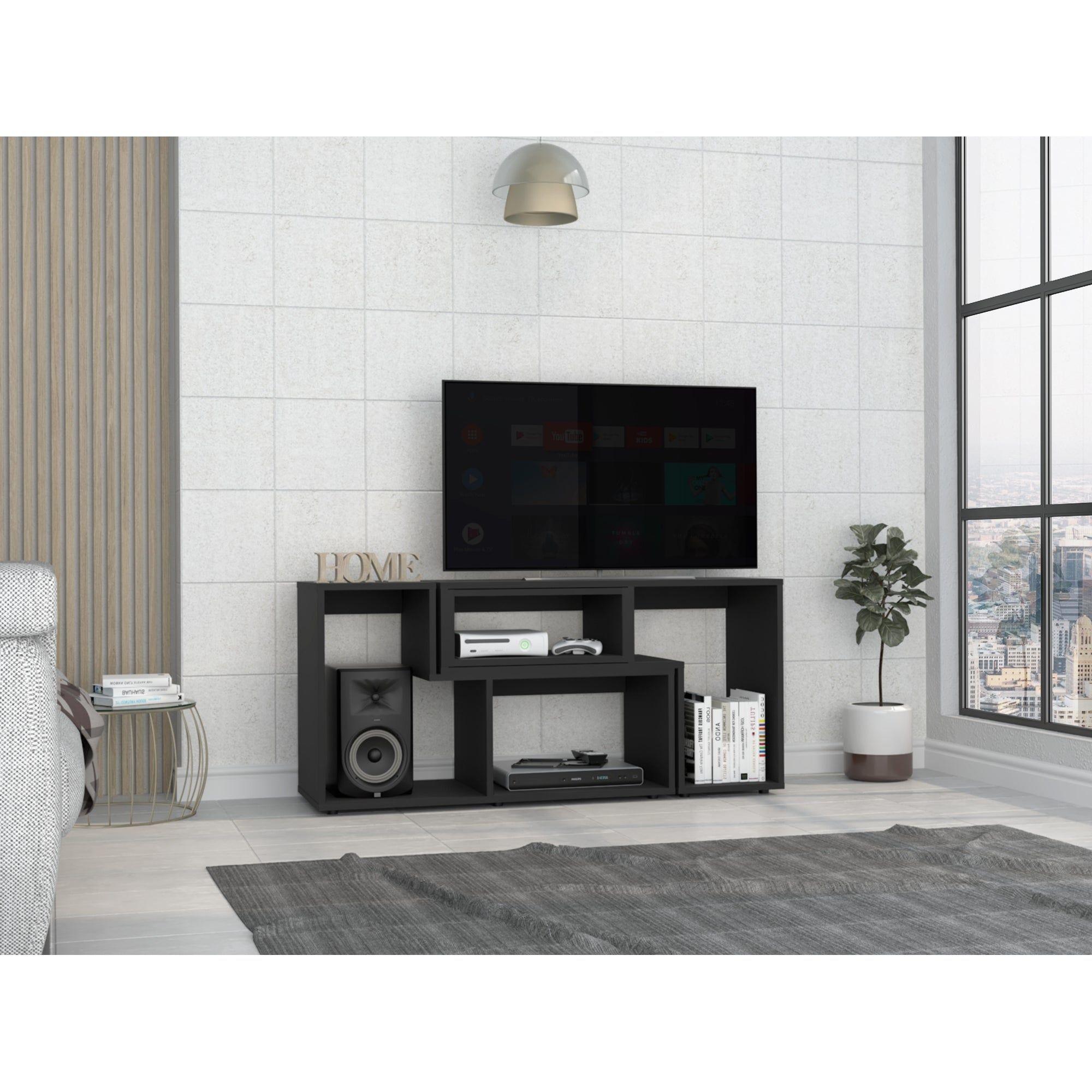 RACK TV 40" EXTENSIBLE FM-036N - NEGRO-4
