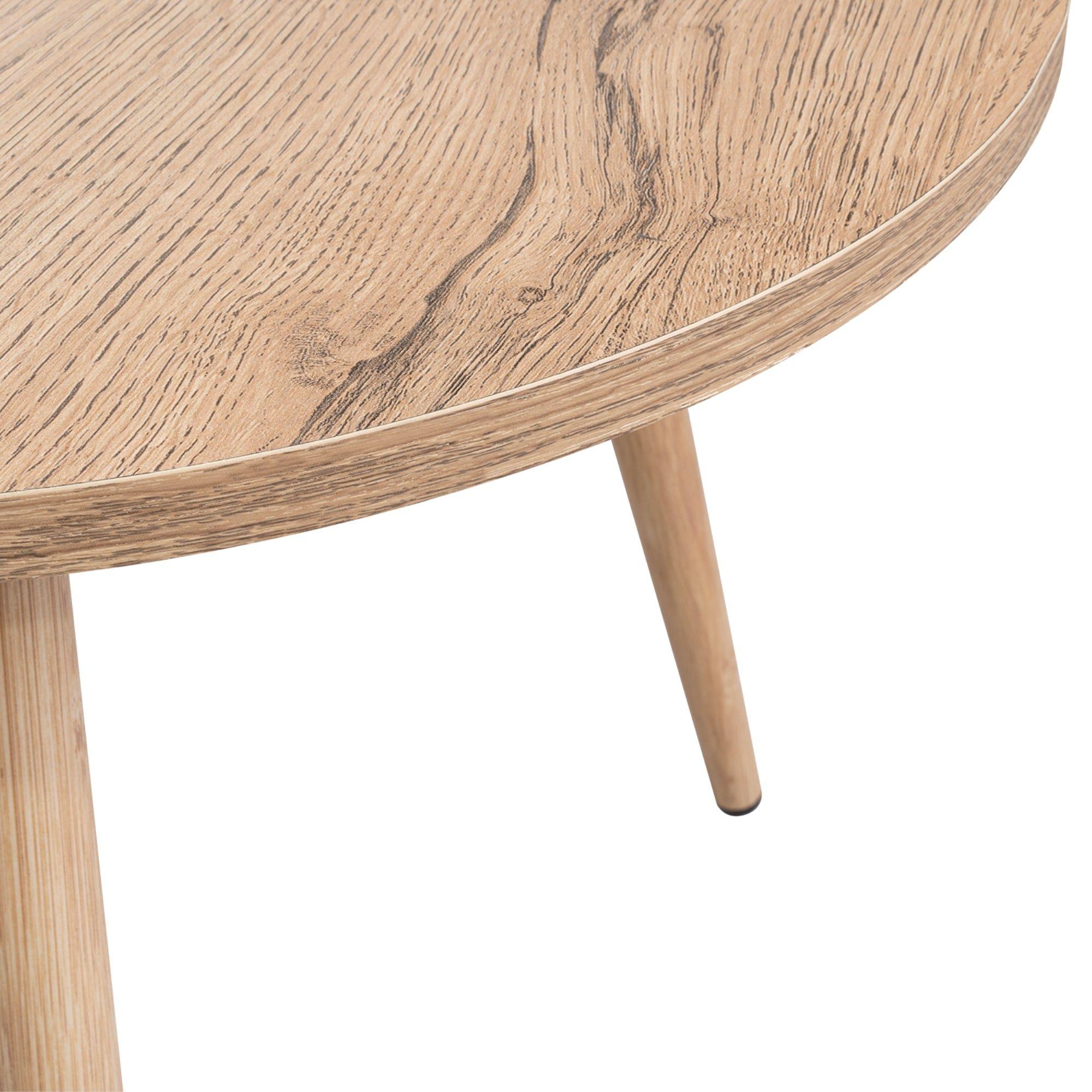 Mesa Lateral Aux Cafe Claro 41,5X47,9X47,9 Cm-4