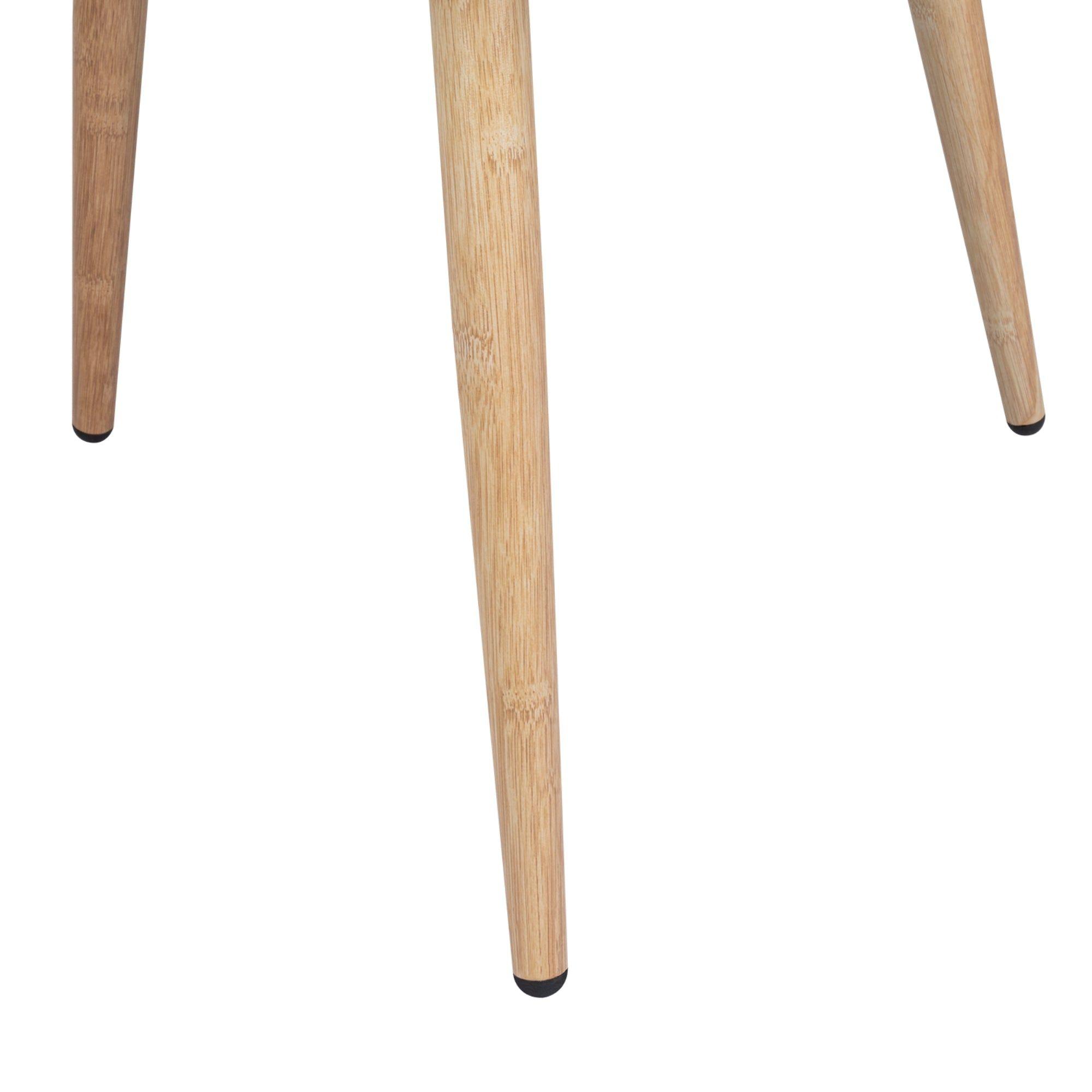 Mesa Lateral Aux Cafe Claro 41,5X47,9X47,9 Cm-5