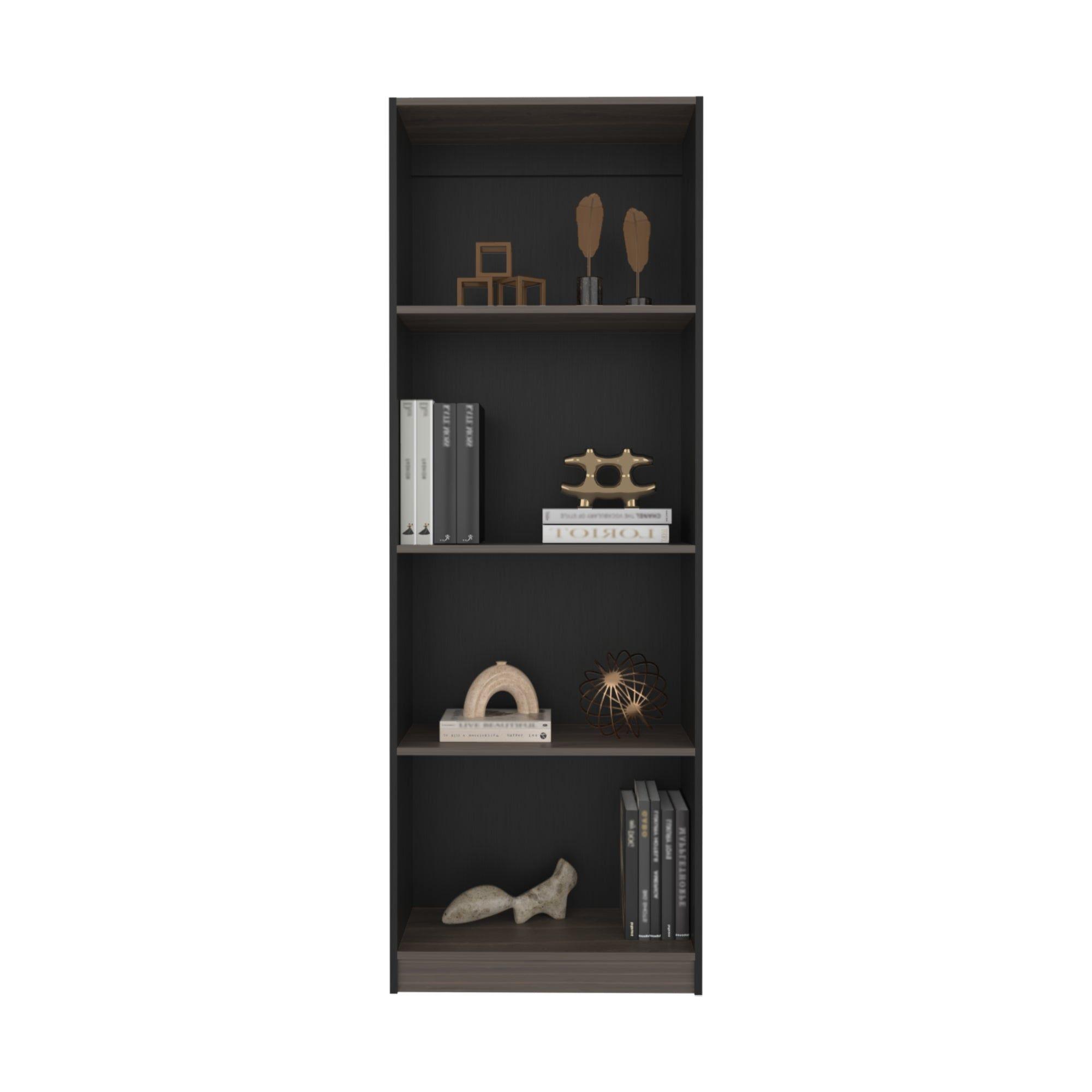 Estante Organizador 3 Niveles Negro Y Café 180,6X62,8X29,9 Cm-3