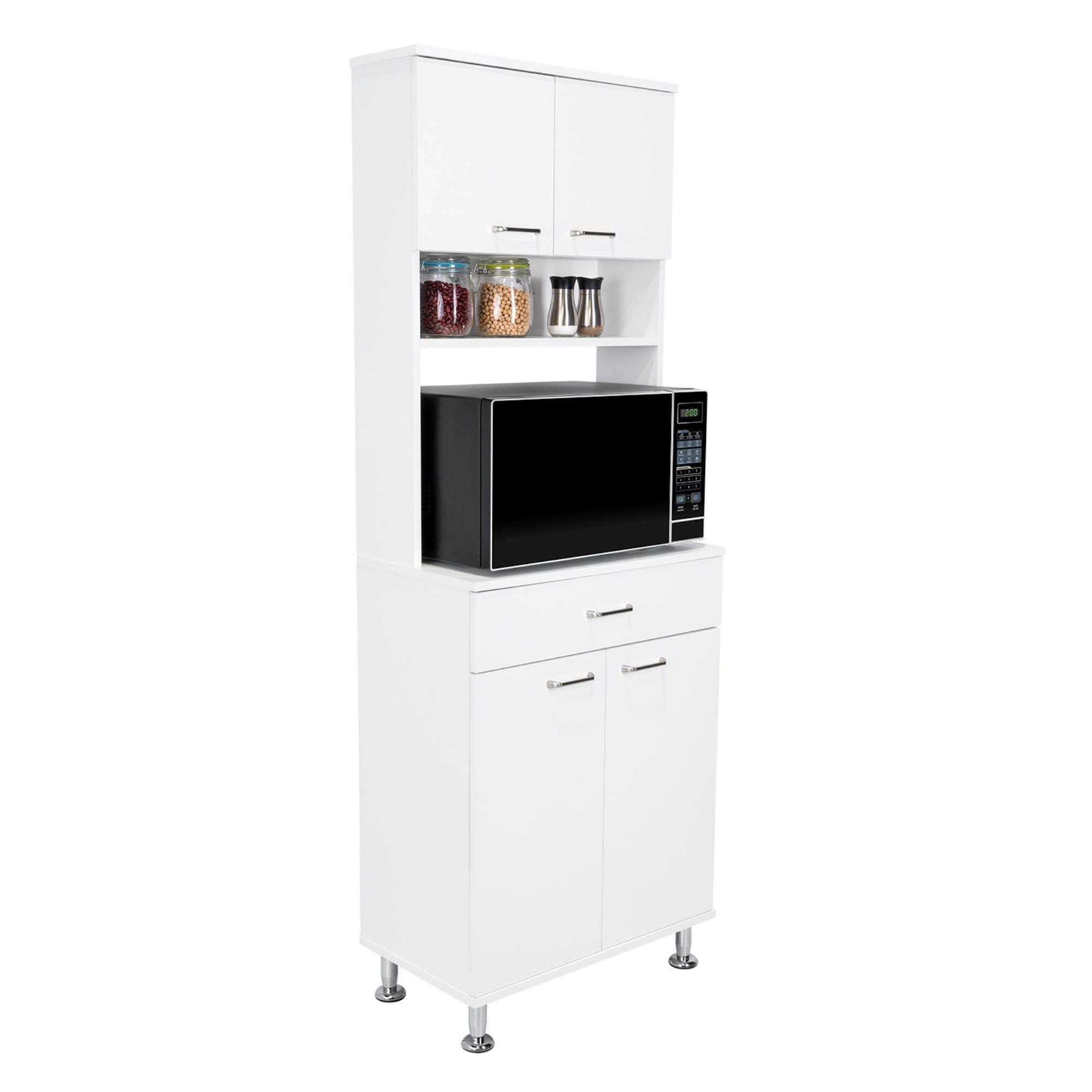 MUEBLE MICROONDAS 4 PUERTAS 1 CAJON FM-012B BLANCO-3
