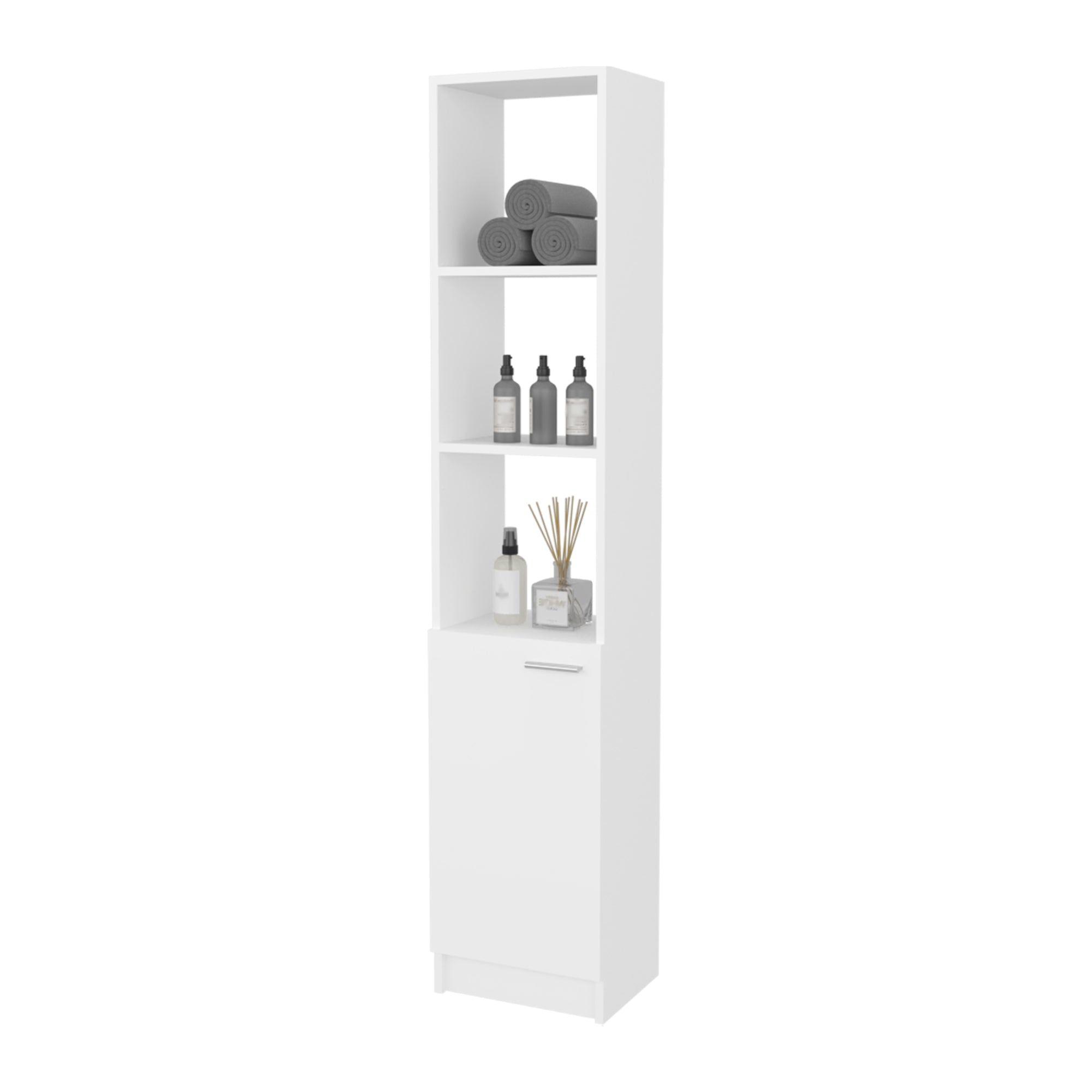 ESTANTE ORGANIZADOR BAÑO 1 PUERTA FM-011B - BLANCO-2