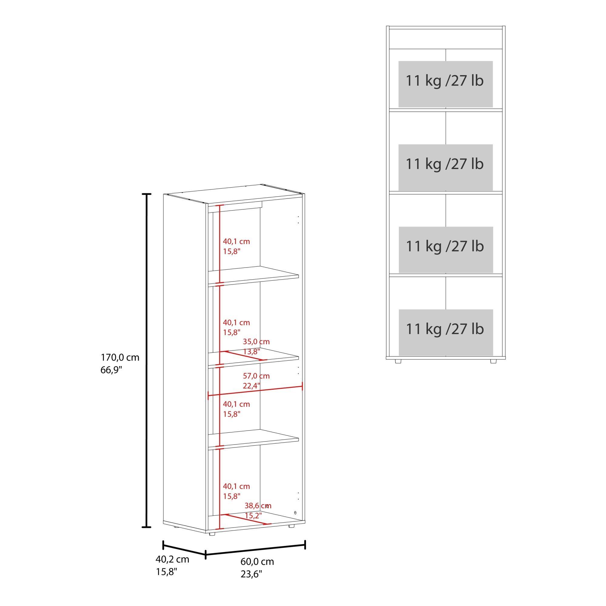 Closet 2 Puertas 170X60X40,2 Cm Blanco-5