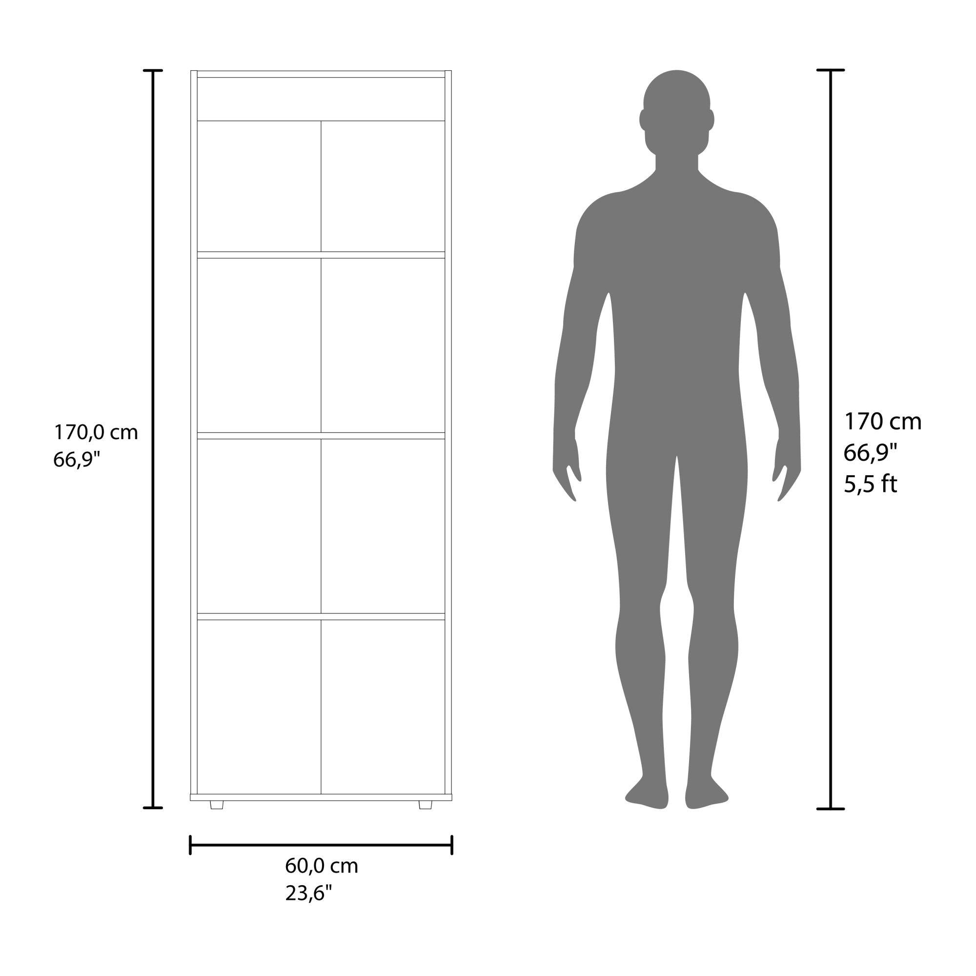 Closet 2 Puertas 170X60X40,2 Cm Blanco-6