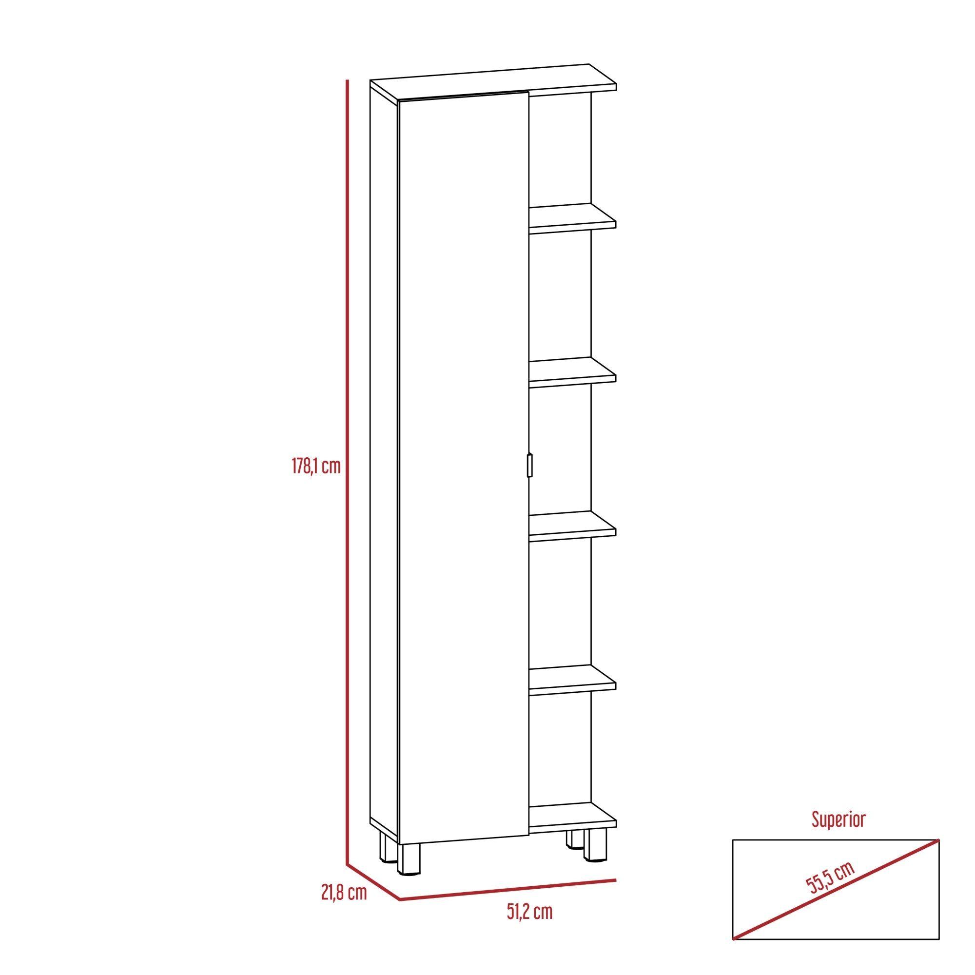 MUEBLE BAÑO 1 PUERTA FM-002C CAFÉ CLARO-6