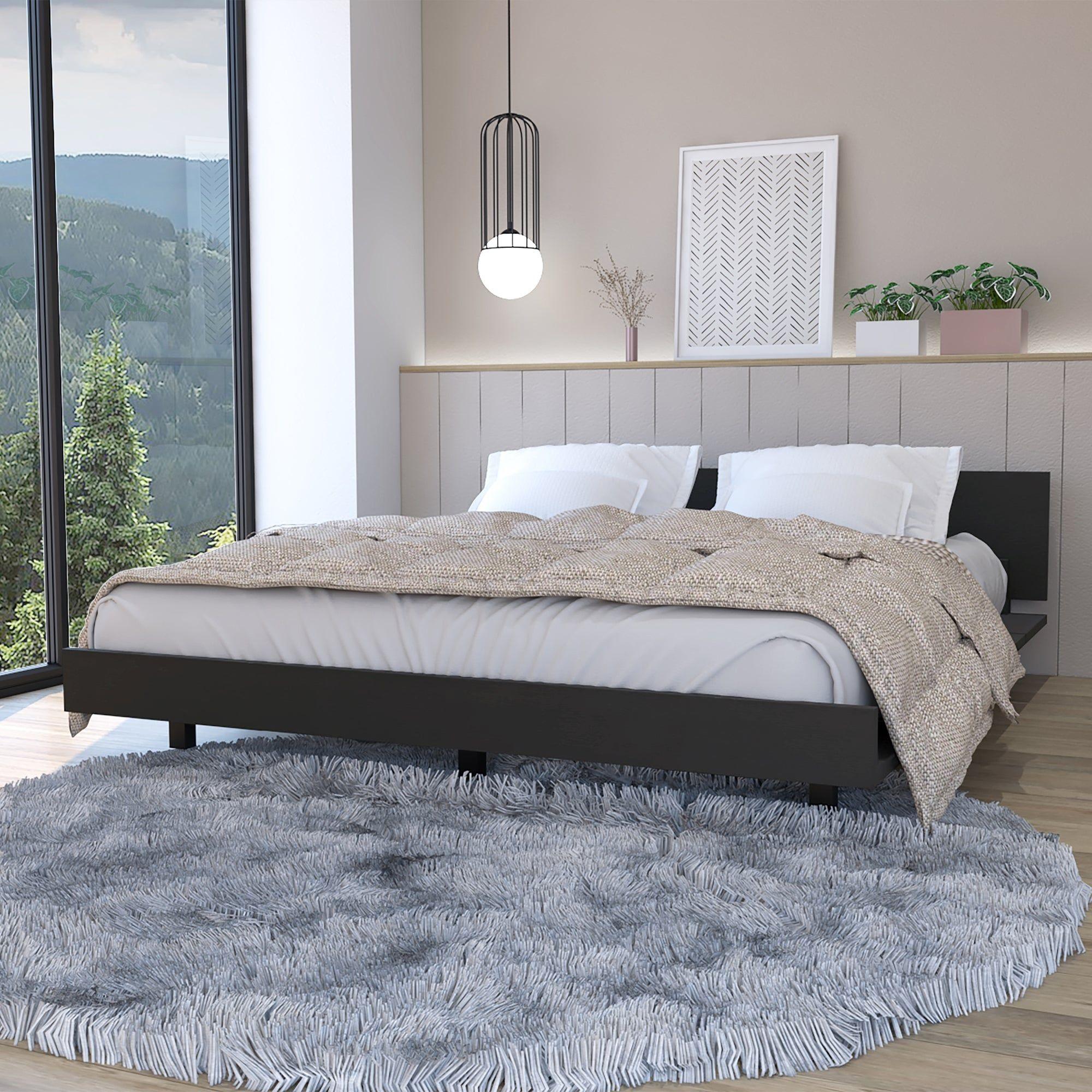 BASE DE CAMA 2 PLAZAS FM-001N - NEGRO-3