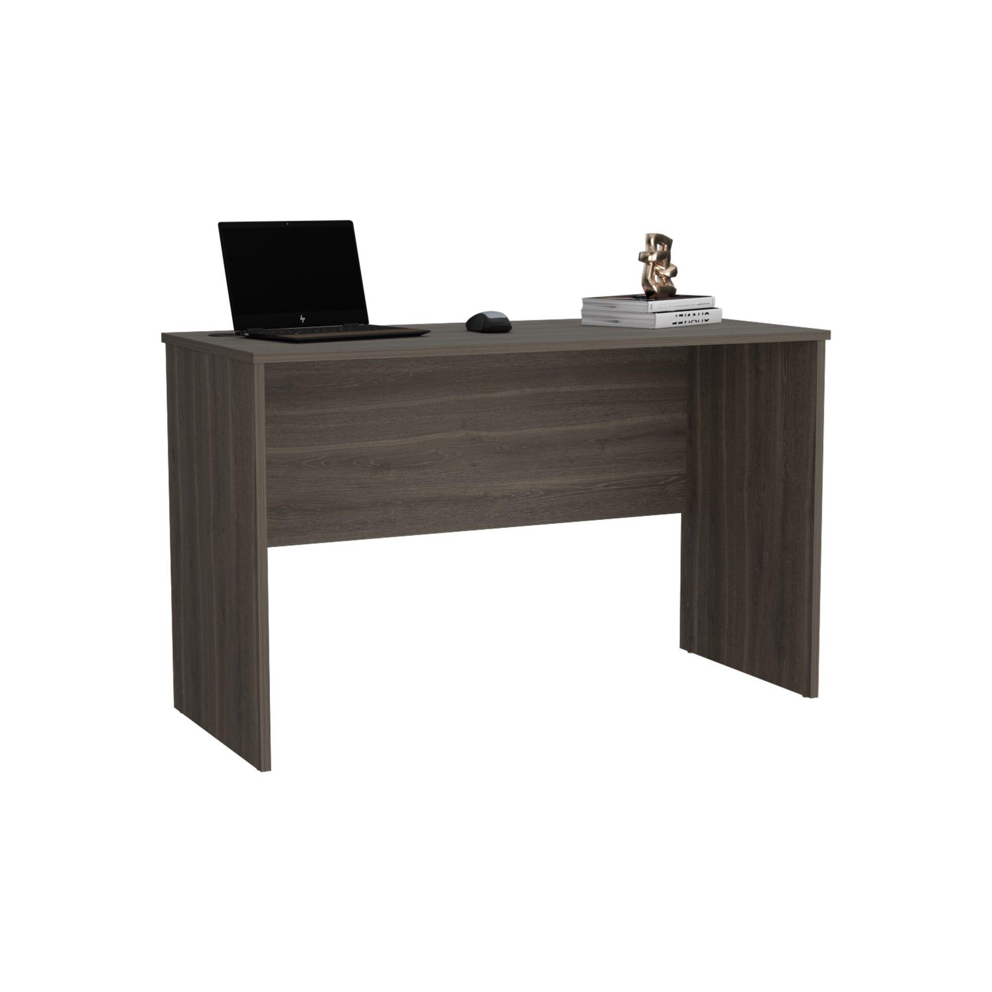 ESCRITORIO OFICINA 120X75X53 CM FM-038U CAFÉ OSCURO-2