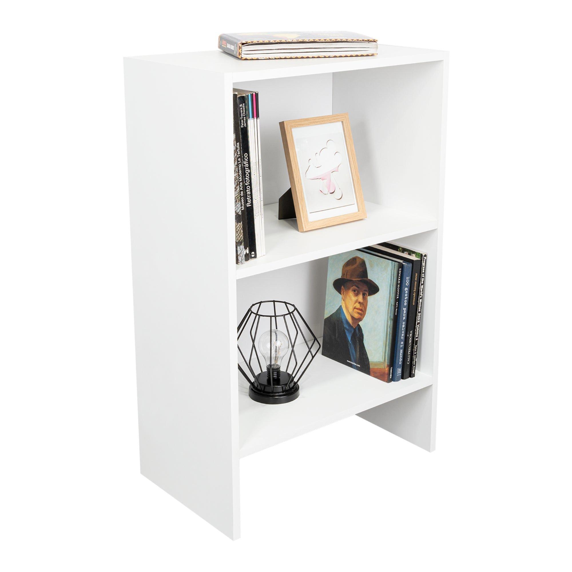 Librero Bajo Fm 2 Repisas 80X50X30,3 Cm Blanco-2