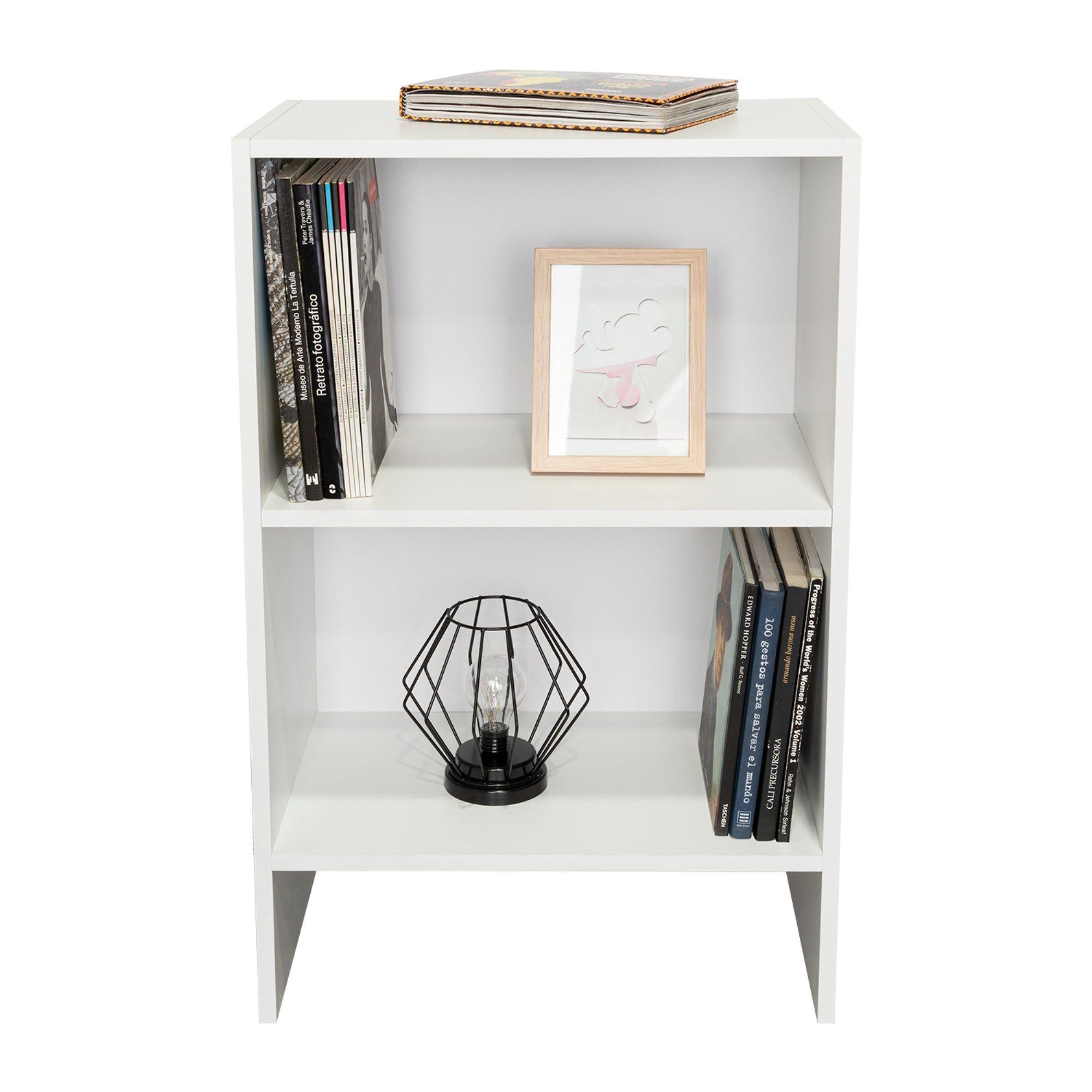 Librero Bajo Fm 2 Repisas 80X50X30,3 Cm Blanco-3