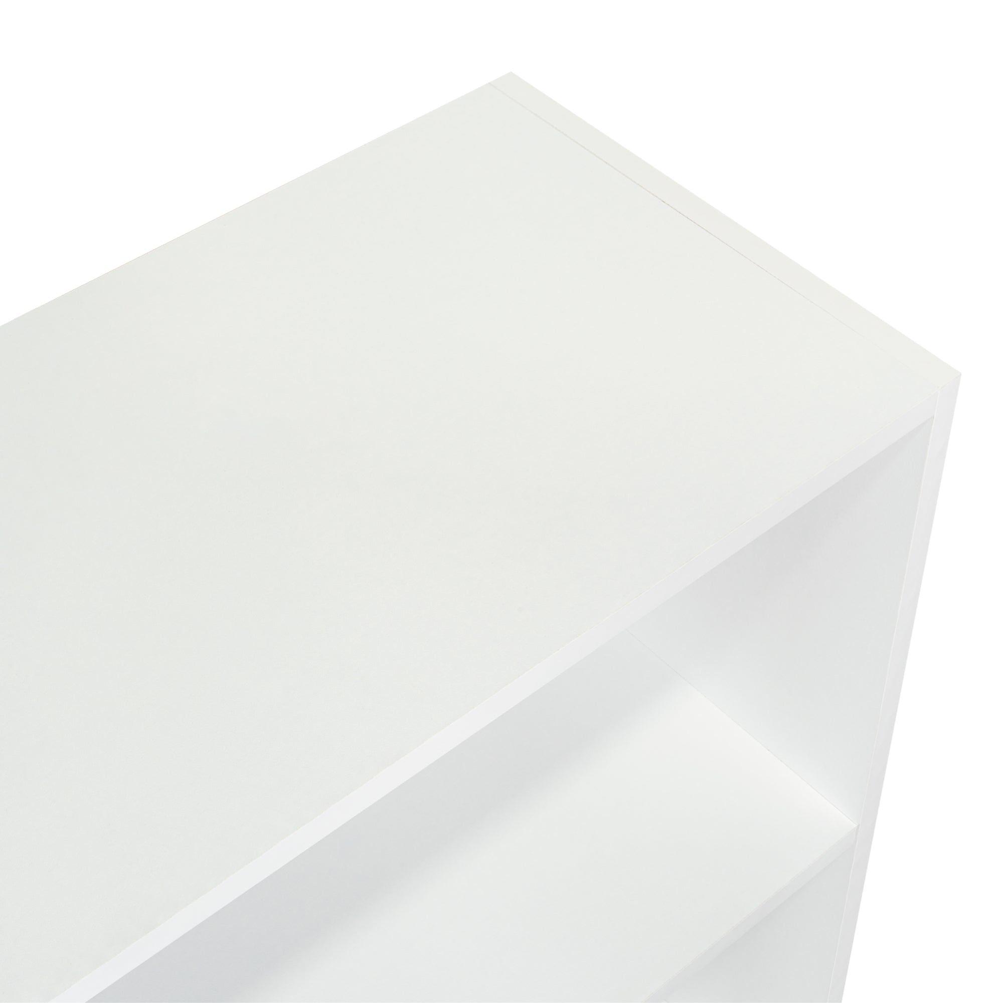 Librero Bajo Fm 2 Repisas 80X50X30,3 Cm Blanco-4
