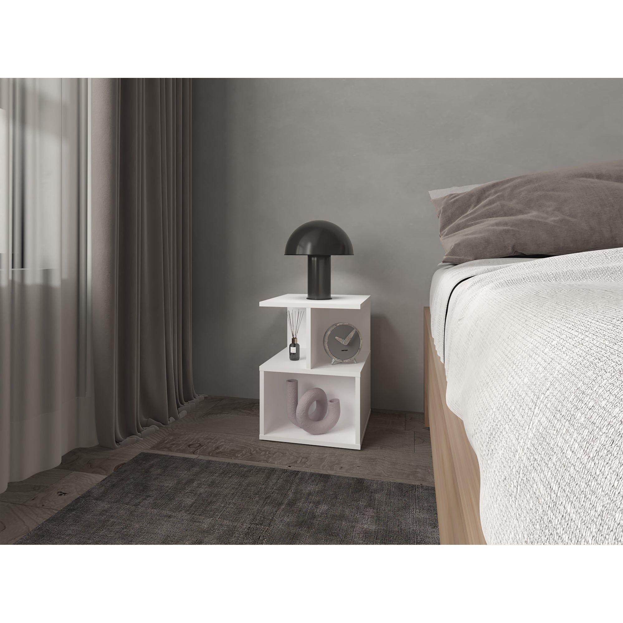 Velador 48,2X35X35 Cm Blanco-4